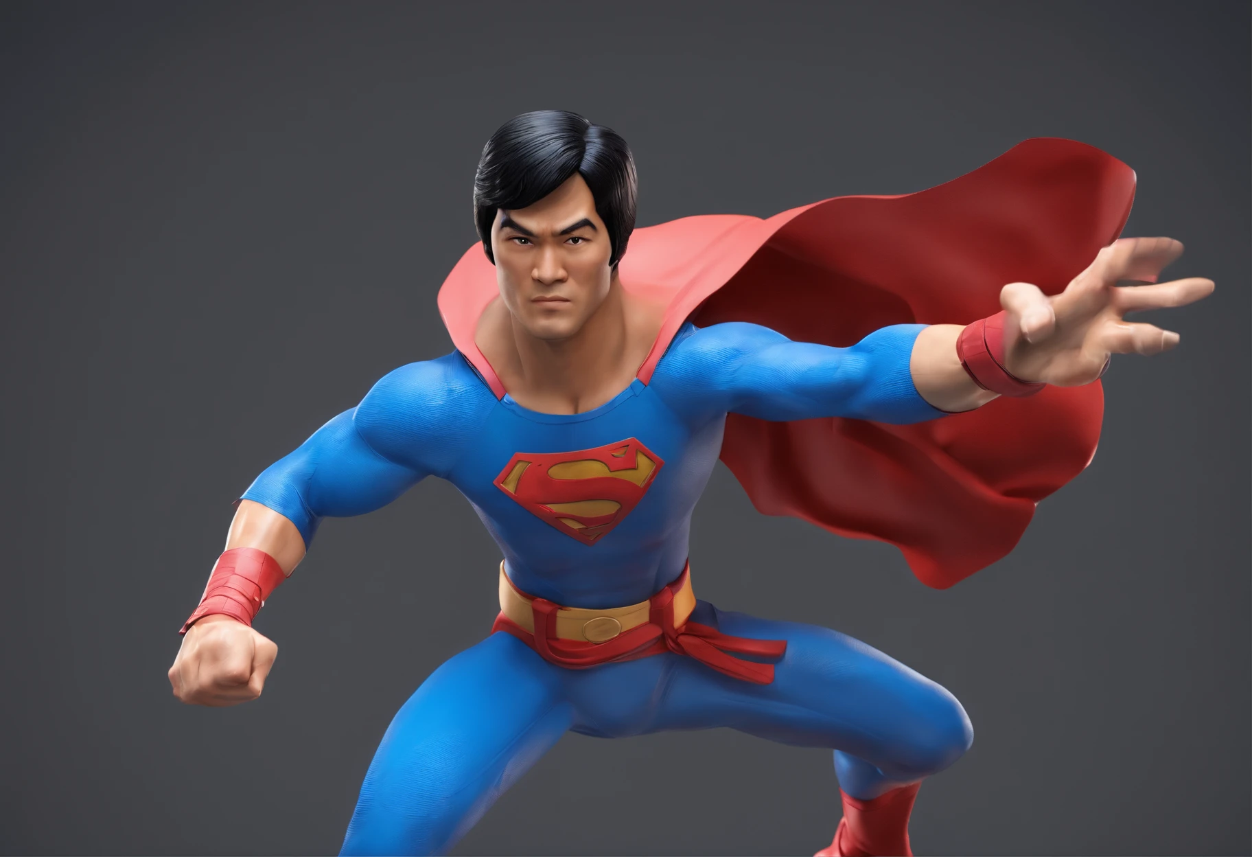 Brucelee becomes superman