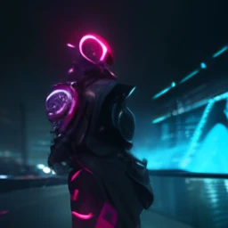 (masterpiece, full-body shot, intrincate raw photography)cyberpunk citizen in oversize techwear, using a black astro daftpunk style helmet, neon light details, intrincate, futuristic, sharpness, ramdom pose, cyberpunk city, street neon lights, insta pic, photo of the year, octane render, substance, maya 3d, cinema4d, artstation trending, devian art trend,