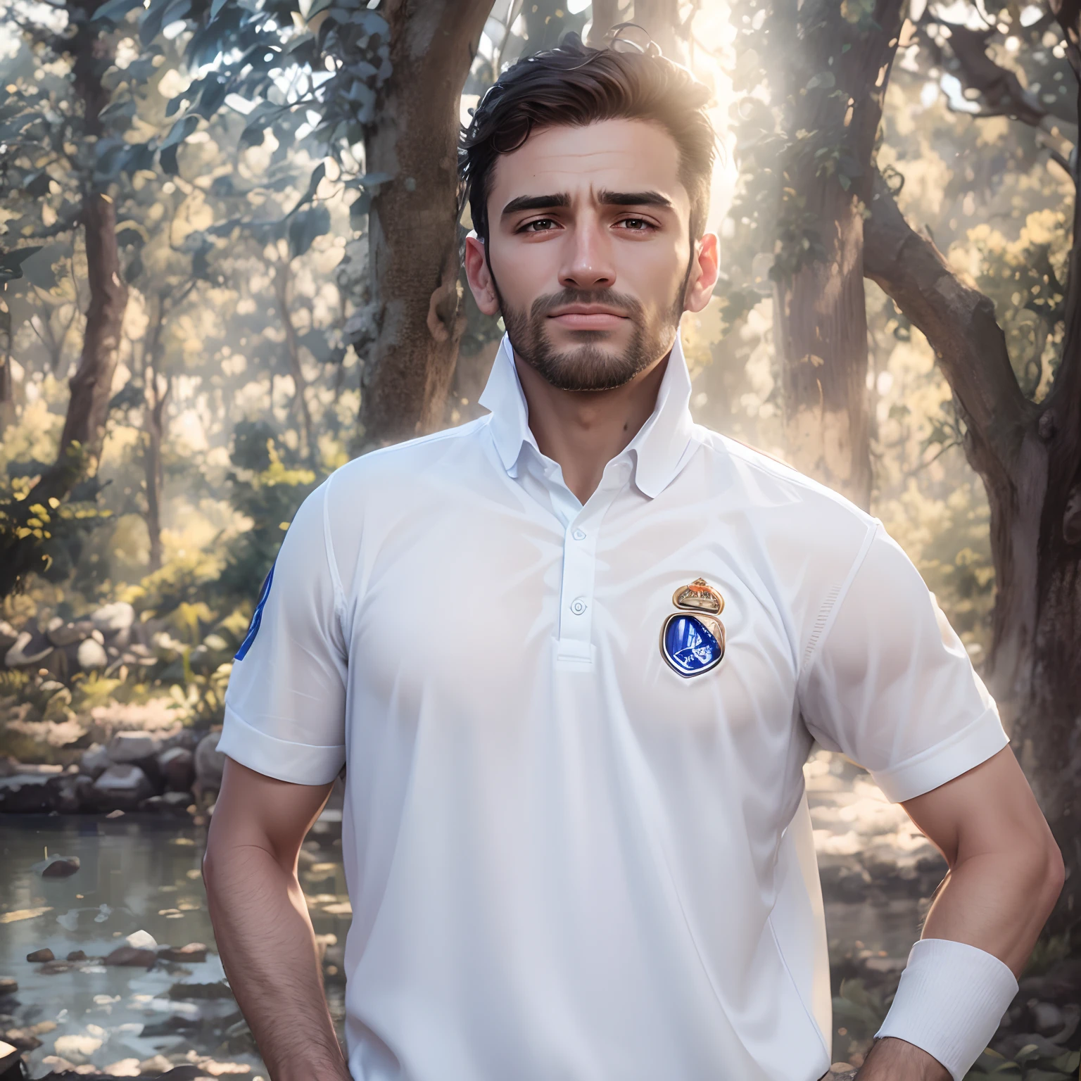 Real madrid blue shirt handsome boy 8k quality