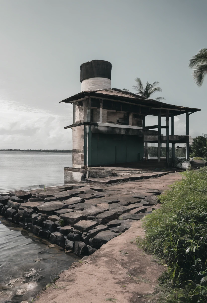 Fort of São José da Barra do Rio Negro, manaus, amazonas, arquitetura, beira do rio, Cannons, forte de soldados