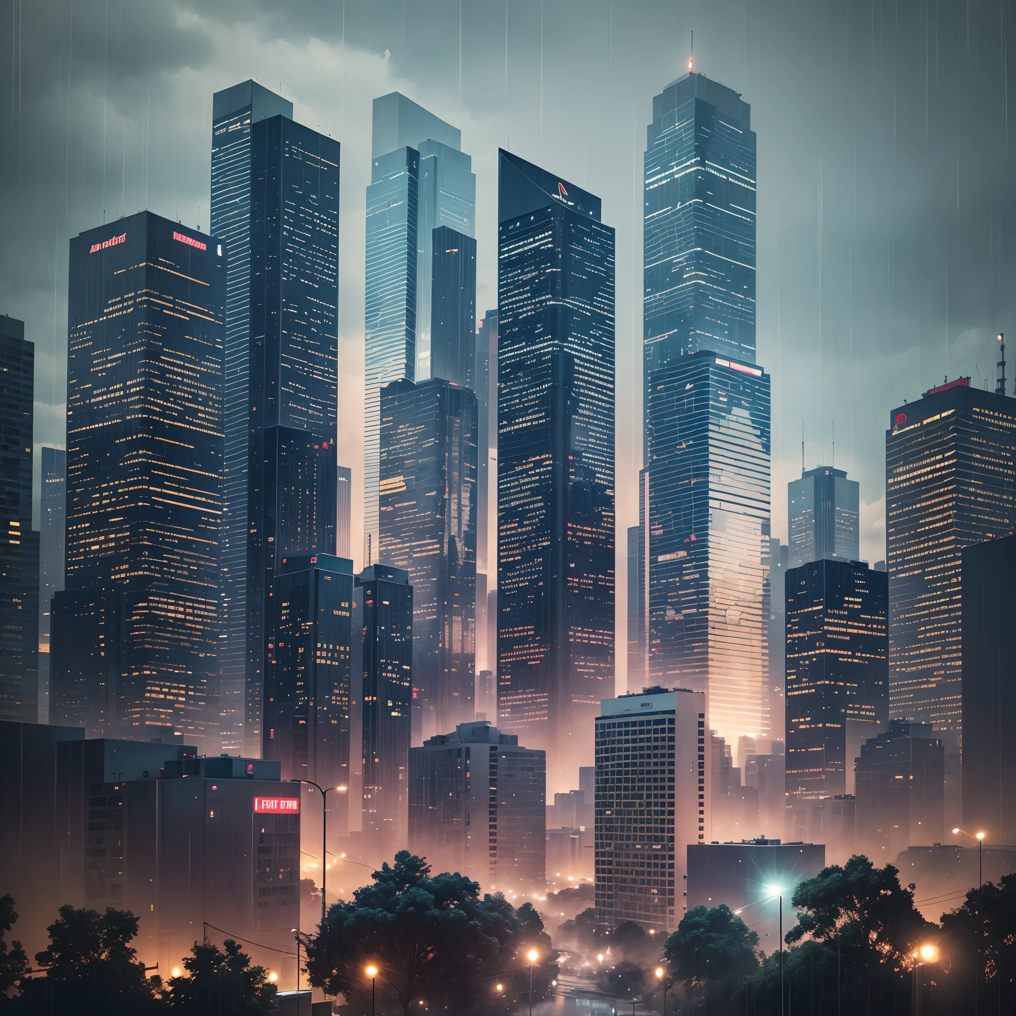 imagine in a city rain falls in the shape of diamonds --auto --s2