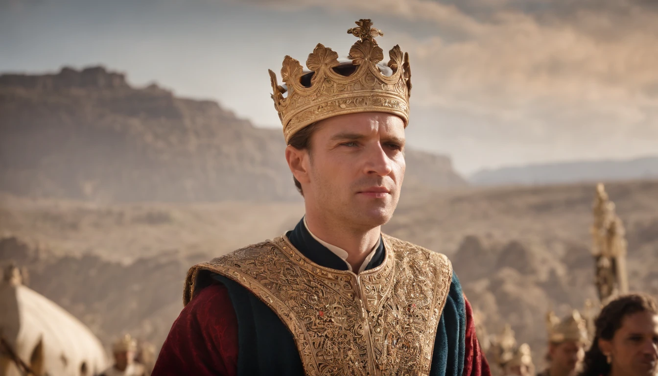 "As King David's reign progresses, the kingdom faces internal and external challenges. Amidst palace intrigues and external threats, David grapples with the complex task of holding a diverse and divided nation together, all set against the backdrop of a vibrant and diverse kingdom."