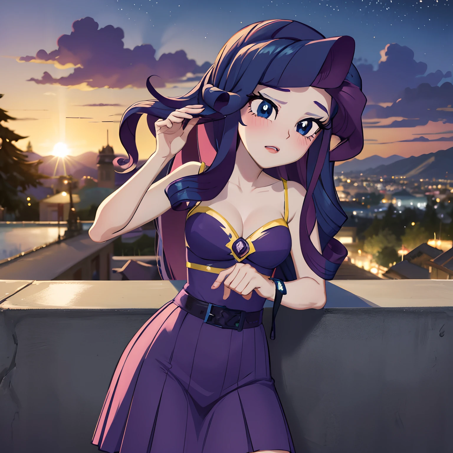 Rareza, Rareza, My little pony, pechos grandes, Pechos enormes, elastic breasts, Peinado lujoso, purple hair, Formas curvas, Largo de pelo,mini skirt Disfraz revelador, Disfraz de anime, Traje revelador, Calzado, Puedes ver el cofre, palacio, La mejor calidad, Caso muy dativo, 8k, rarity Equestria girls,sexy ,curvy,cute , blush, upskirt, rarity sexy dress, curvy rarity,rarity cute, Equestria girls rarity, Beauty, vestido entallado, cuerpo completo, cuerpo sexy
