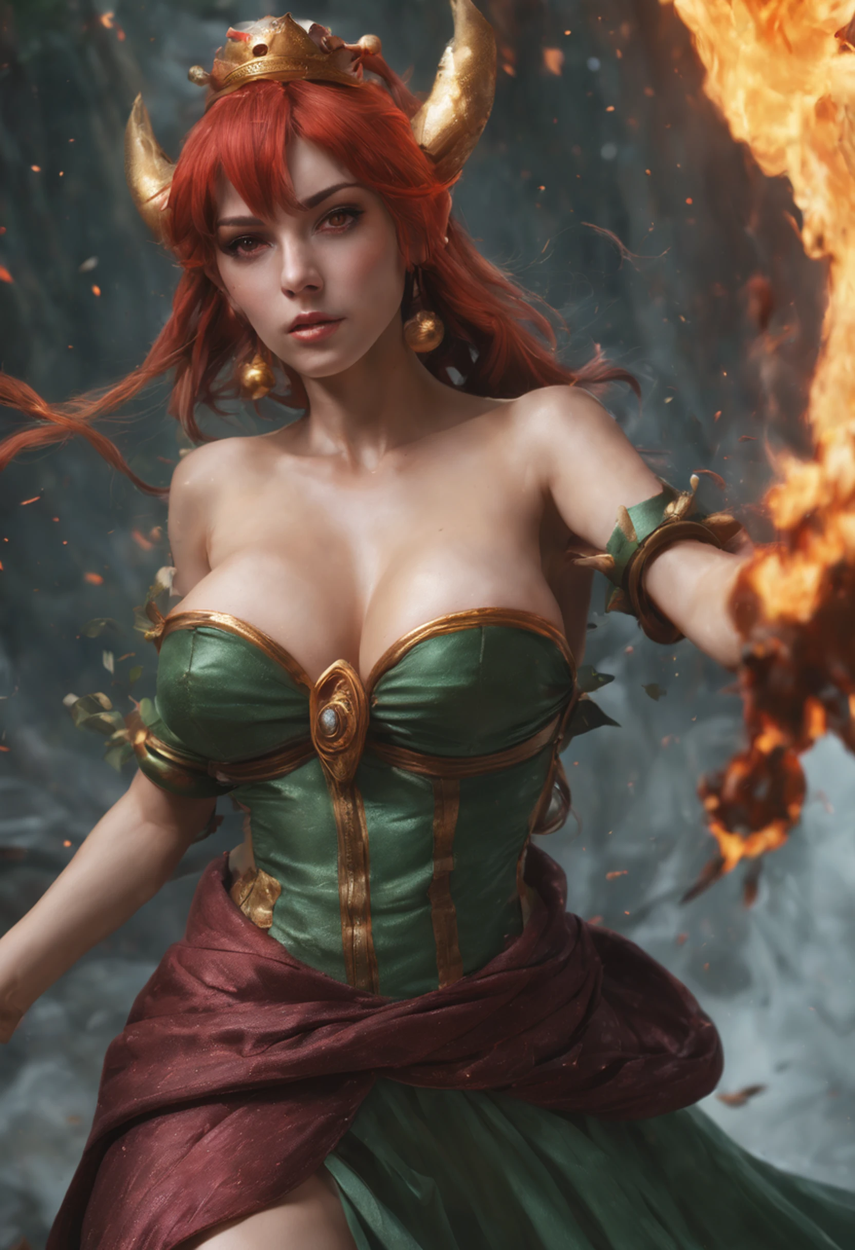 8k, ultra detalhado, master part, melhor qualidade, (extremamente detalhado), Arafed, arte dnd, scenic view, corpo inteiro, Aasimar sorceress casting a flaming spell, Aasimar, female, (Obra-prima 1.3, Detalhes intensos), female, feiticeira, Casting Flaming Spell (Obra-prima 1.3, Detalhes intensos) grandes asas angelicais, Open Blue Angelic Wings (Obra-prima 1.3, Detalhes intensos), magical fantasy background (Obra-prima 1.5, Detalhes intensos), lua, Estrelas, nuvem, vestindo manto verde,, Capa verde escura, flowing robe (Obra-prima 1.3, Detalhes intensos), Botas de salto alto (Obra-prima 1.3, Detalhes intensos), armado com pessoal, red hair, olhos verdes, olhos intensos, Feminino, Face Ultra Detalhada, (Obra-prima 1.5, melhor qualidade), anatomicamente correto (Obra-prima 1.3, Detalhes intensos), face determinada, Luz Divina, Cinematic lighting, luz suave, silhueta, fotorrealismo, scenic view (Obra-prima 1.3, Detalhes intensos) , Wide-Angle, Ultra-Grande Angular, 8k, Altas, melhor qualidade, Detalhes altos