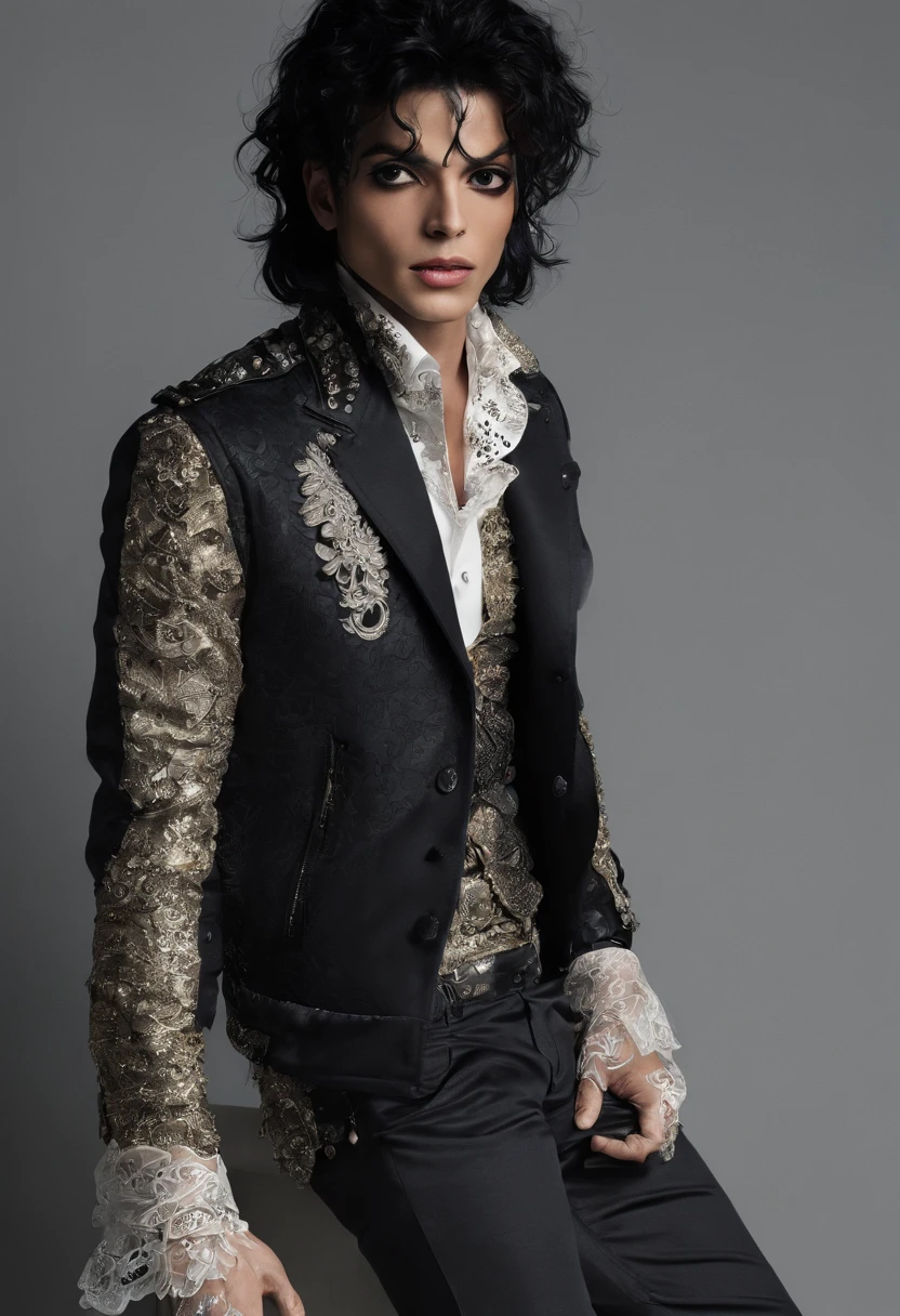 moda masculina de roupas baseadas no estilo do michael jackson para uso urbano