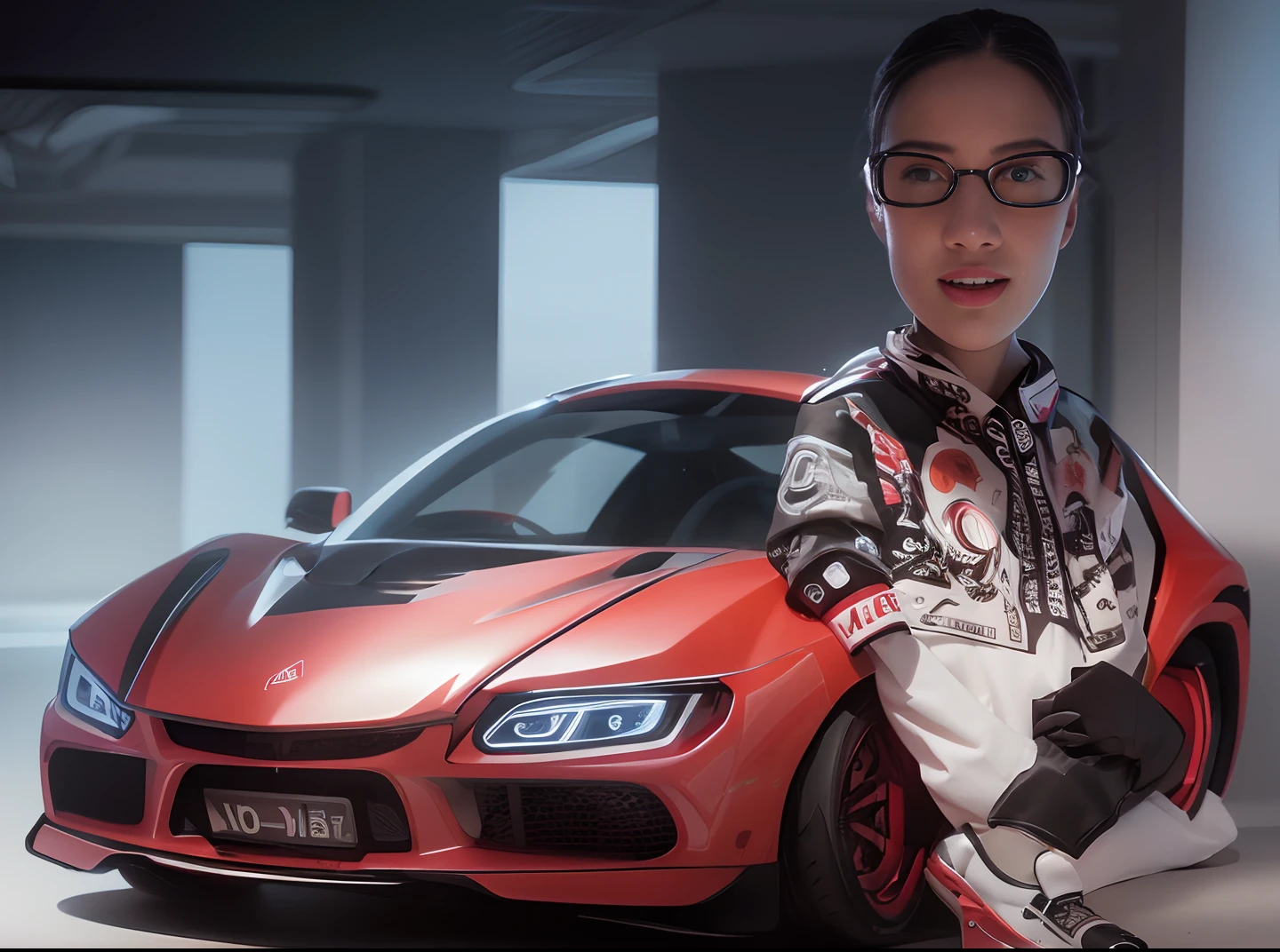 Highest image quality, outstanding details, ultra-high resolution, (realism: 1.4), the best illustration, favor details, highly condensed 1girl, with a delicate and beautiful face, dressed in a black and red mecha, wearing a mecha helmet, holding a directional controller, riding on a motorcycle, the background is a high-tech lighting scene of the future city.