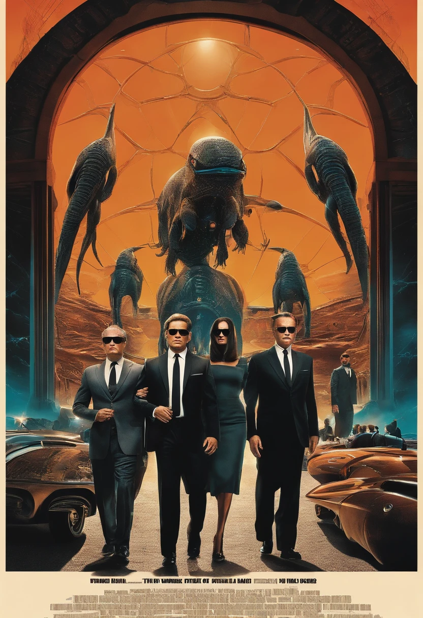 The Struggle of the Men in Black with Extraterrestrial Visitors