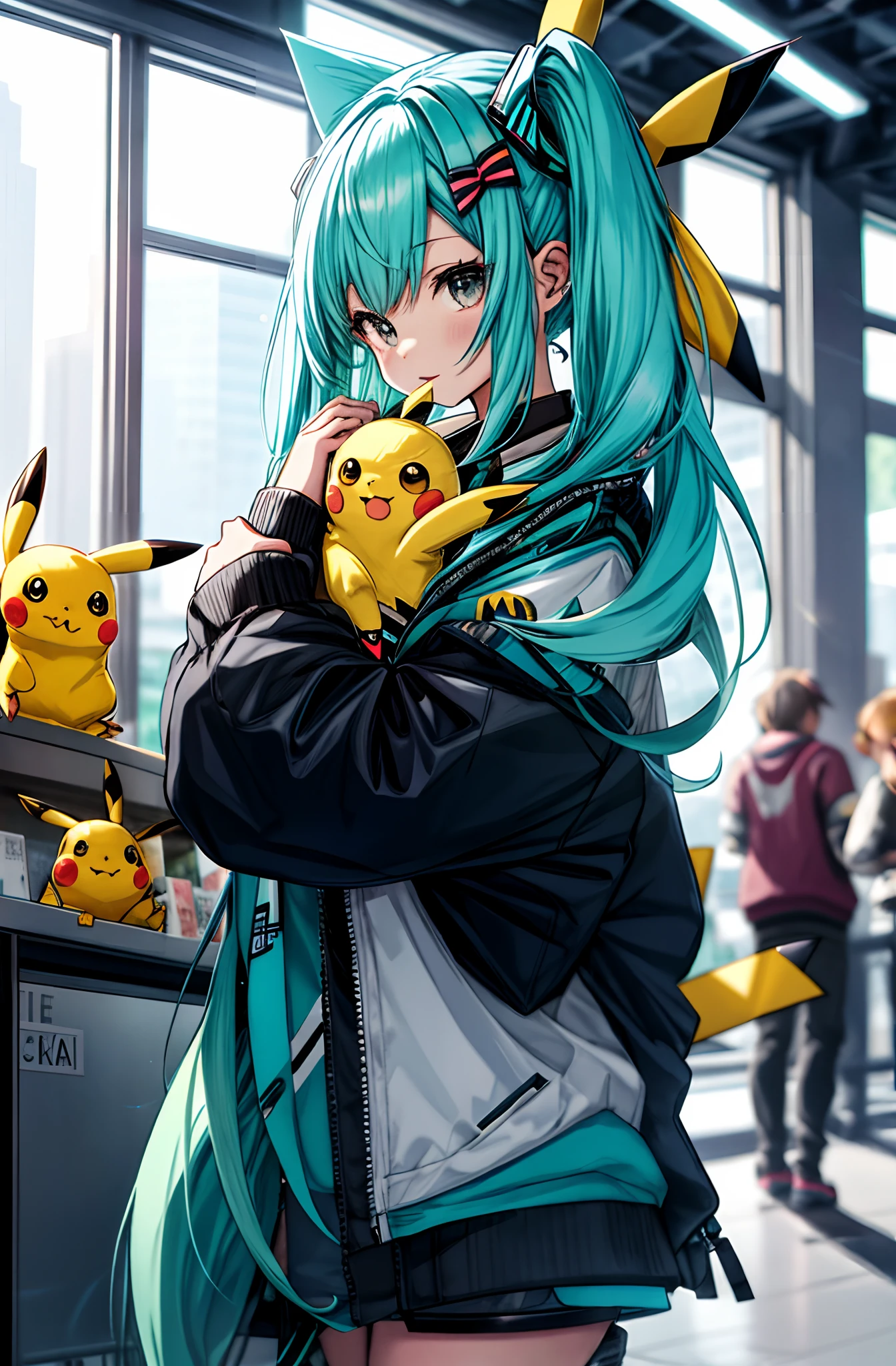 Pikachu、miku hatsune、