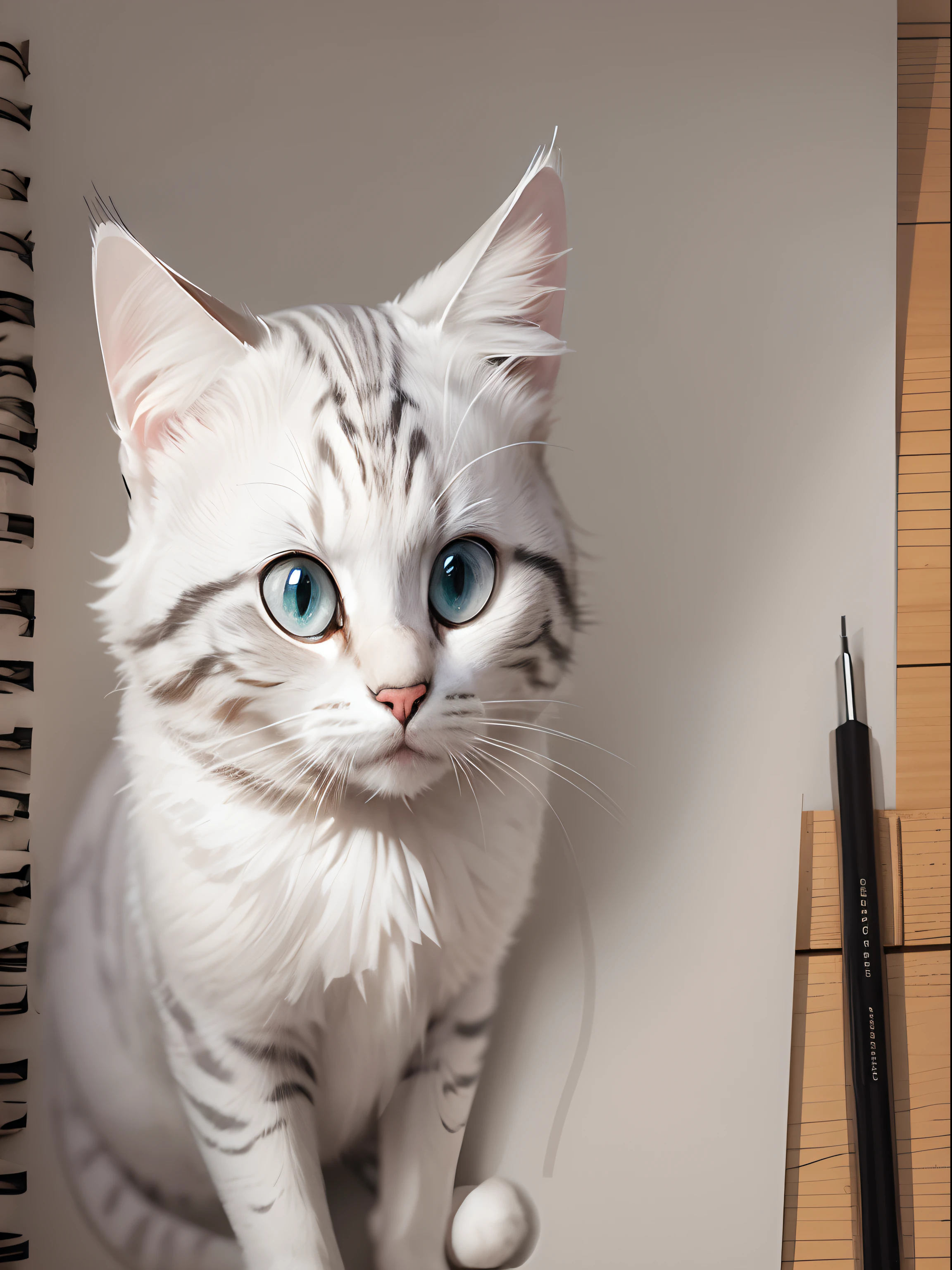 1 cat sketch outline