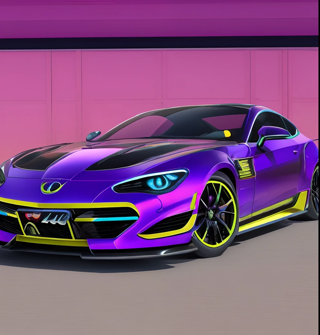 auto deportivo ultradetallado a maxima velocidaad estilo cyberpubk 2077 hyperrealista detalles intrincados iluminocidad perfecta --auto --s2