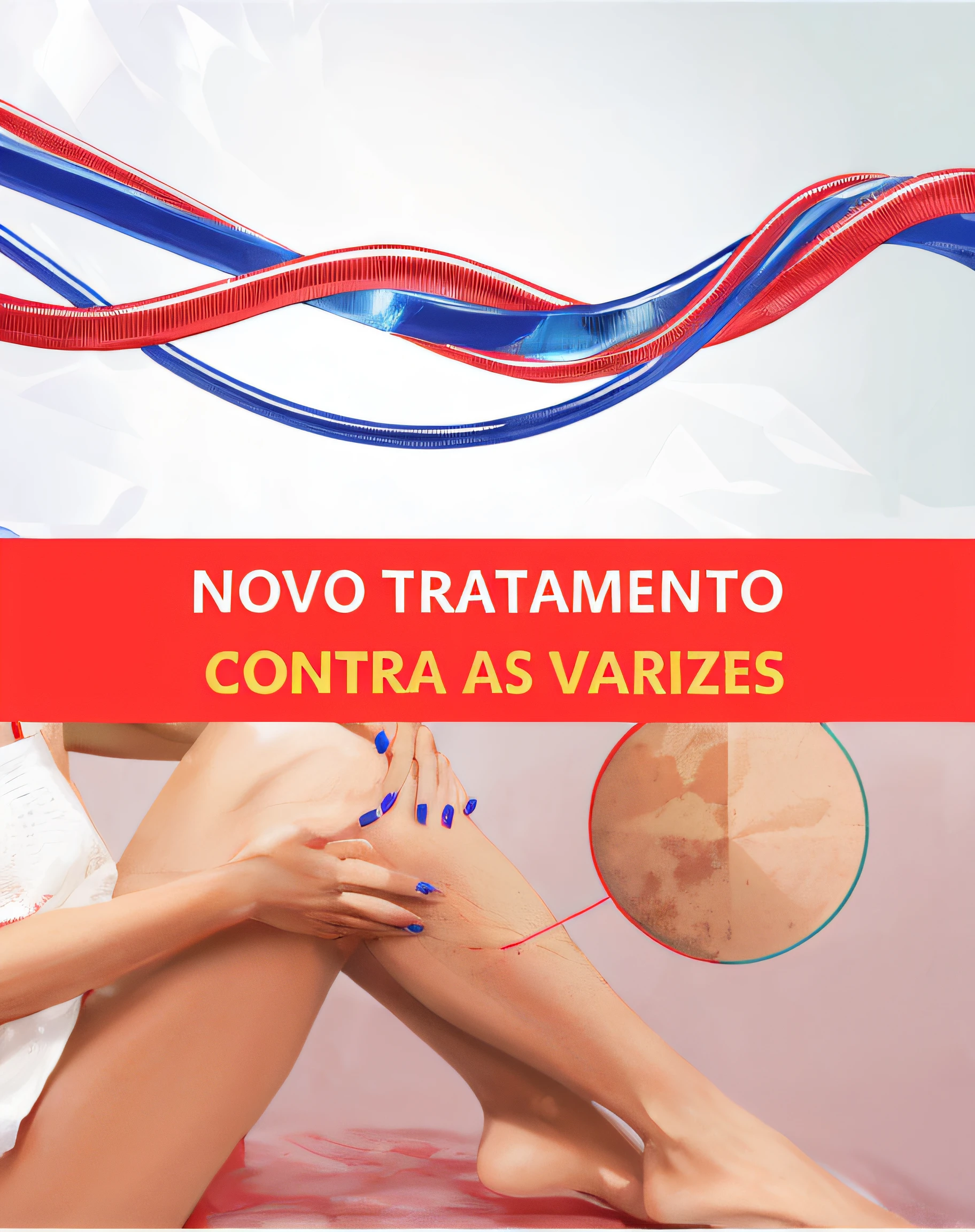 There's a woman with a blue nail polish on her leg, veias vermelhas, veias vermelhas finas, Veias, palladium veins, muito vascular, Directed by: Nandor Soldier, veias inchadas, aerial iridecent veins, por Veno Pilon, parece varizes, 555400831, advertisement, Miniatura do YouTube