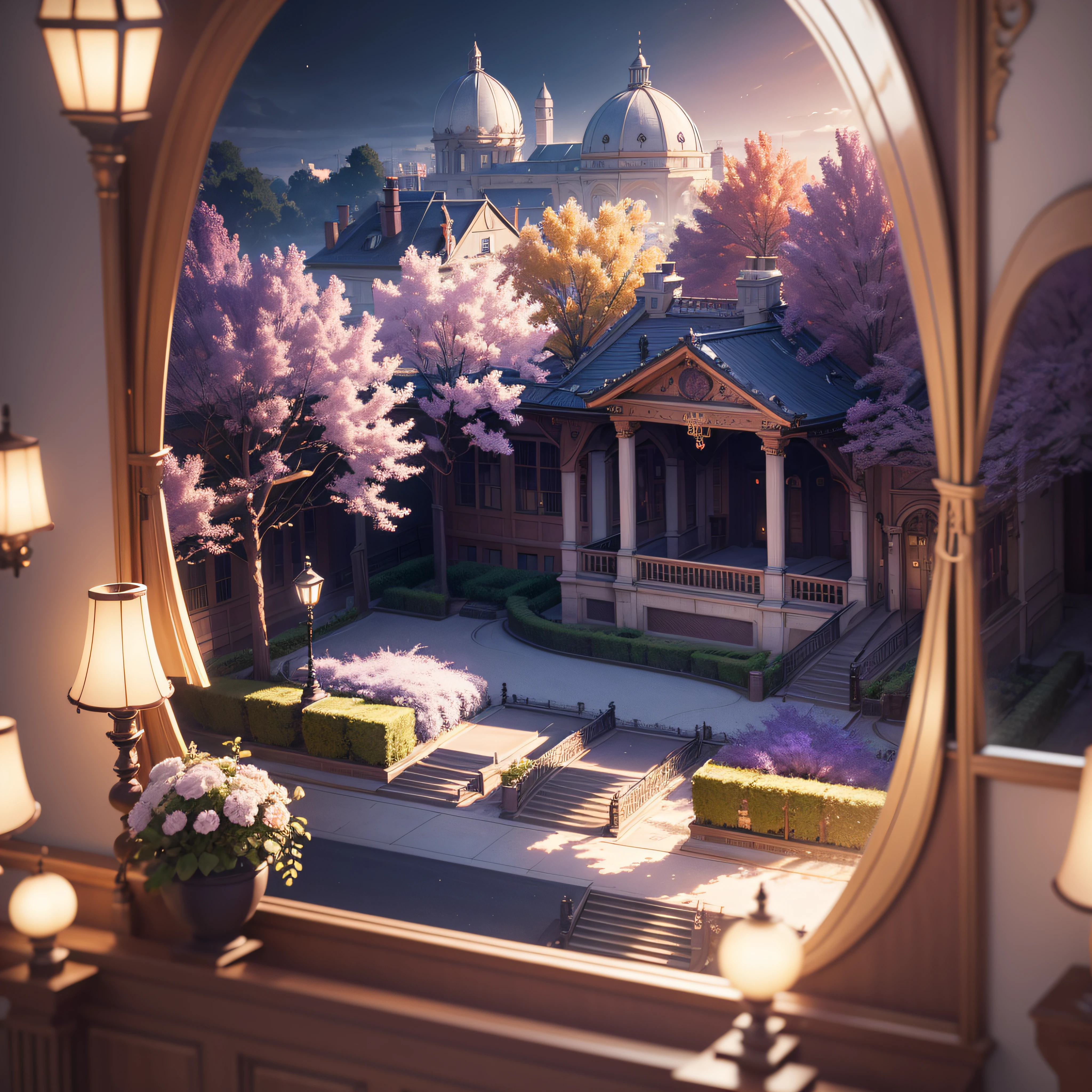 masutepiece, Best Quality, (extremely detailed CG unified 8k wallpaper), (Best Quality), (Best Illustration), (Best Shadow), (Stable diffusion model), Violet Evergarden, glinting, Beautiful, Victorian-style bedroom, Dynamic lighting, depth of fields --auto