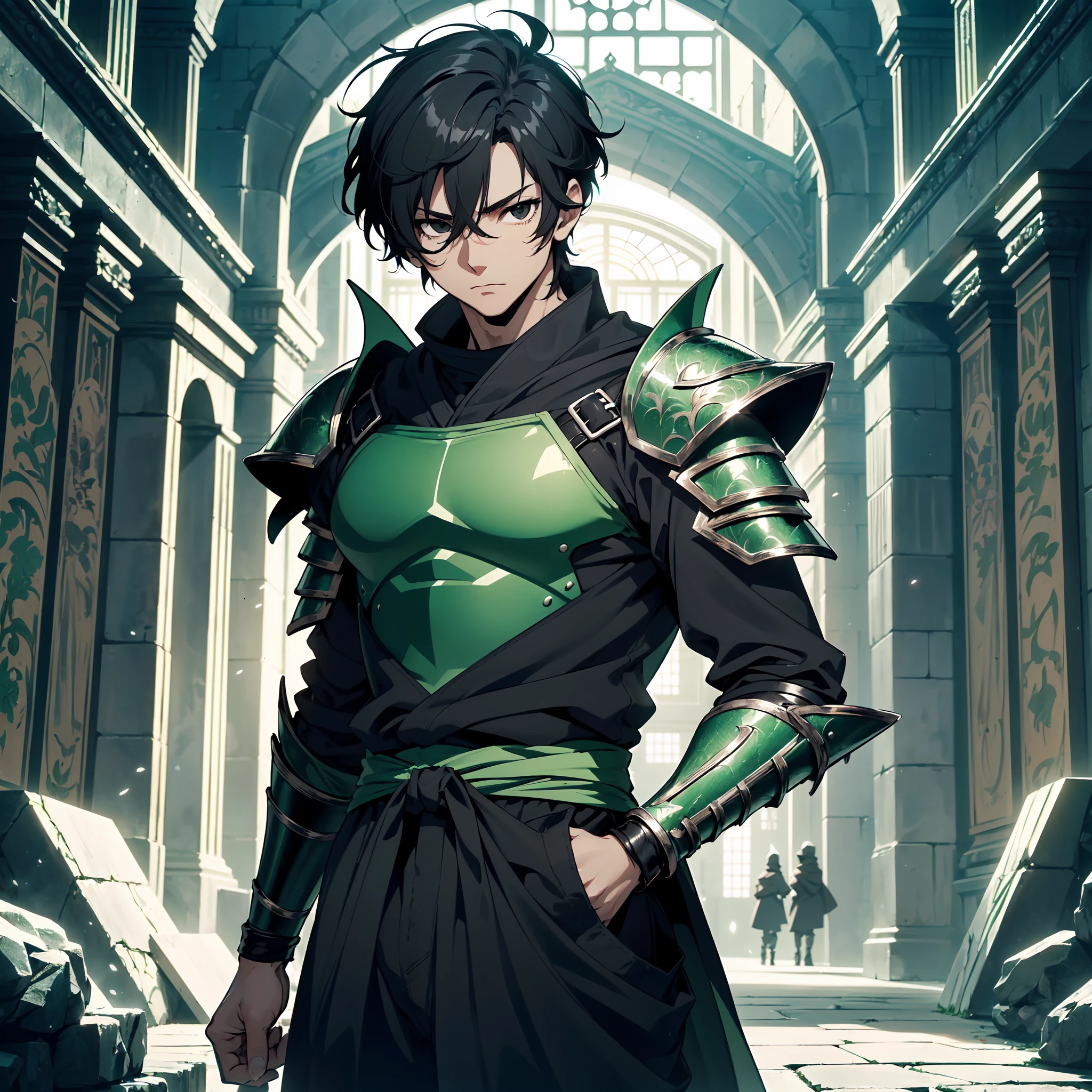 128K Ultra High Definition,
128K Ultra High Quality,
128K Ultra High Resolution,
Best Definition,
Best Quality,
Best Resolution,
Perfectly Detailed,
Perfectly Designed,
Extremely Detailed,
Extremely Designed,
Hyper Detailed,
Hyper Definition,
Hyper Quality,
Hyper Resolution,
Masterpiece,
(((Anime))),
Body Shot,
(((Boy))),
Handsome,
Muscular Body,
(((Black Short Hair))),
(((Black Eyes))),
(((Hyper Detailed & Perfectly Designed With Ultra High Quality Green Emerald Ninja Armor))),
(((Inside Of Medieval Royal Palace Background Scenery))),