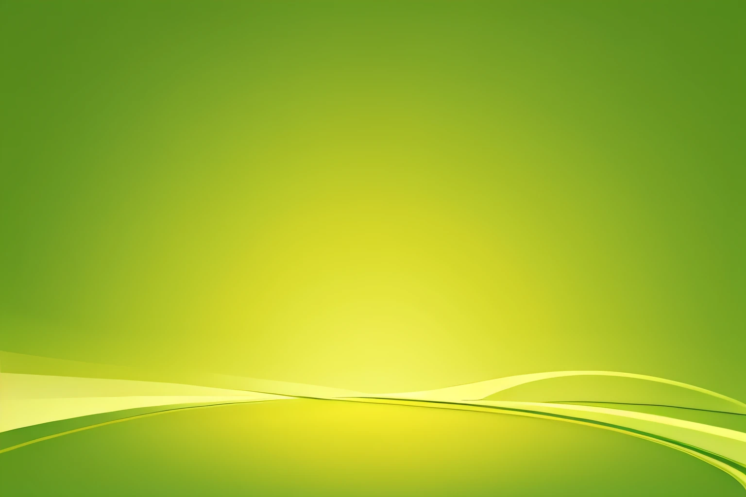 Yellow-green background with wavy lines, polycount, minimalism, matte background, Windows Vista
