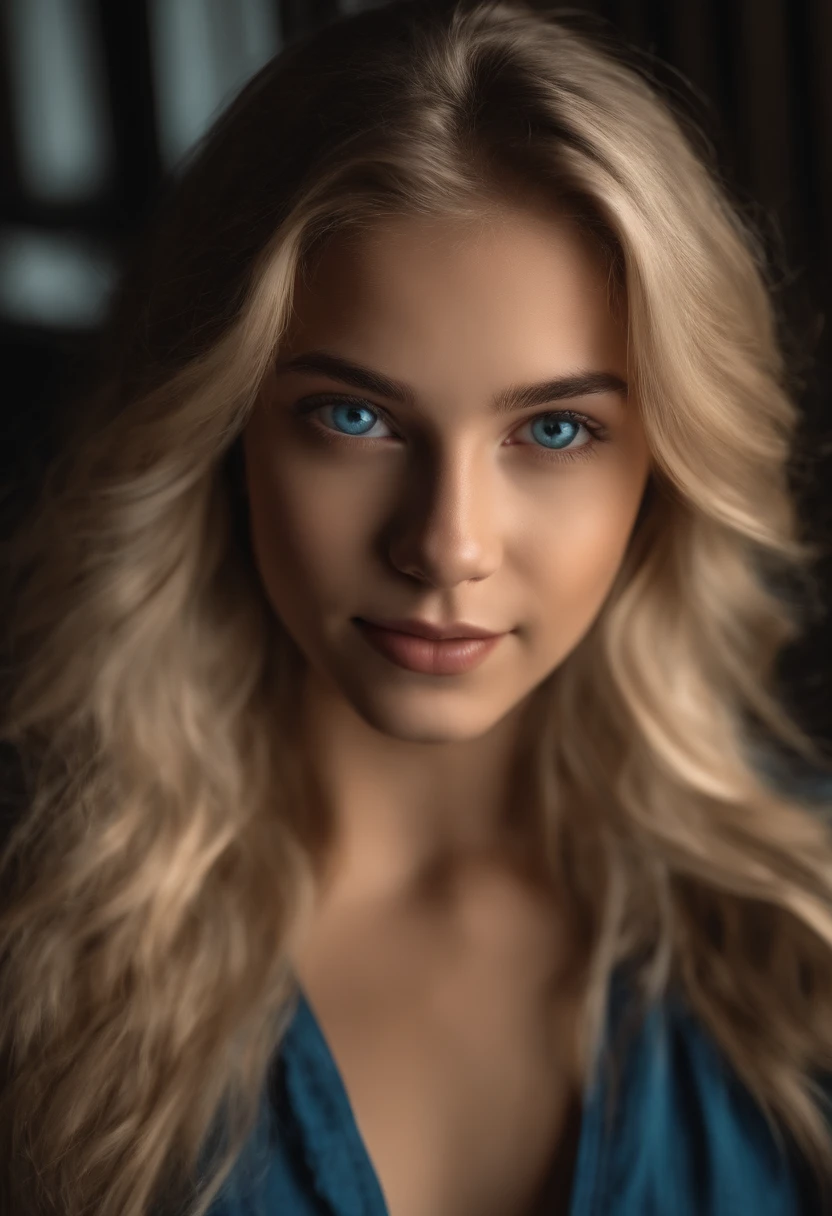 RAW photo in sequence, a photo of a -yeld teger, ((selfie from the upper body of the body, happy)), full length, detailed photos, detailed fund plans, natural light, HDR, realistic photos, professional photos, professional photos, visual sexy, photorealista, Linda, natural skin, 8k UHD, high quality, filmic grain, Fujifilm XT3, blonde hair, blue eyes