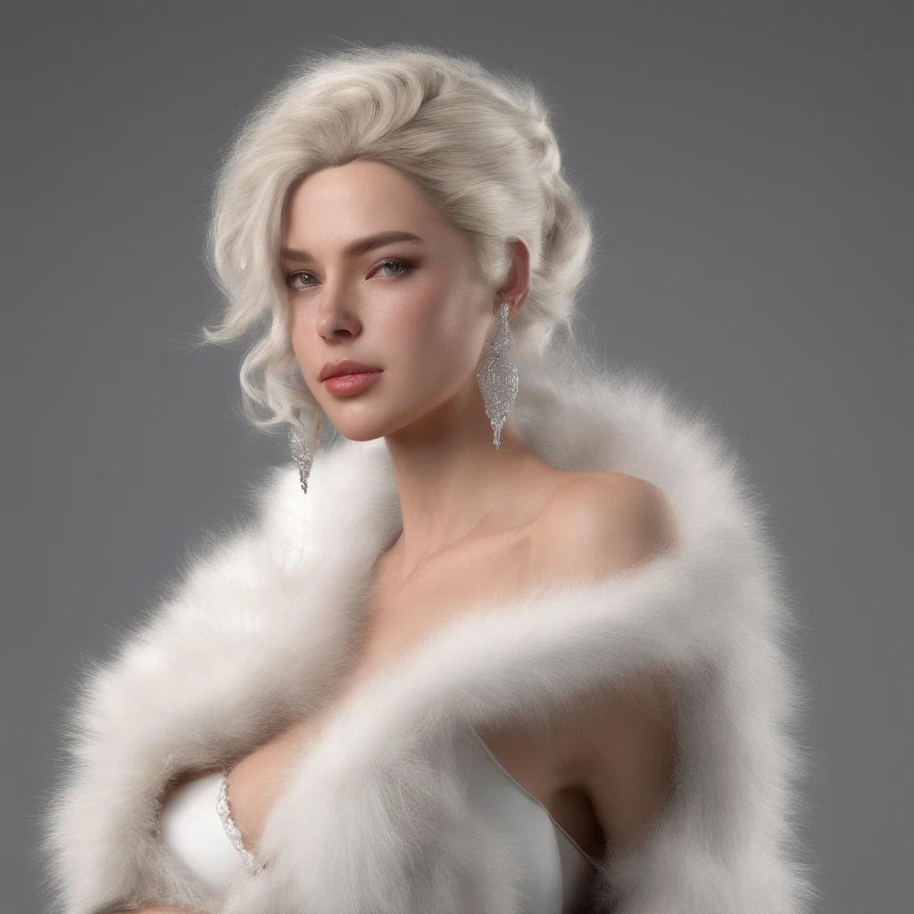 8K、top-quality、realphoto、10 generations、Woman having sex、Male genitalia enter the vaginal opening、Wearing a white fur coat(luxury brand)、Highly detailed fur coat、open one's legs、very Bigger breasts