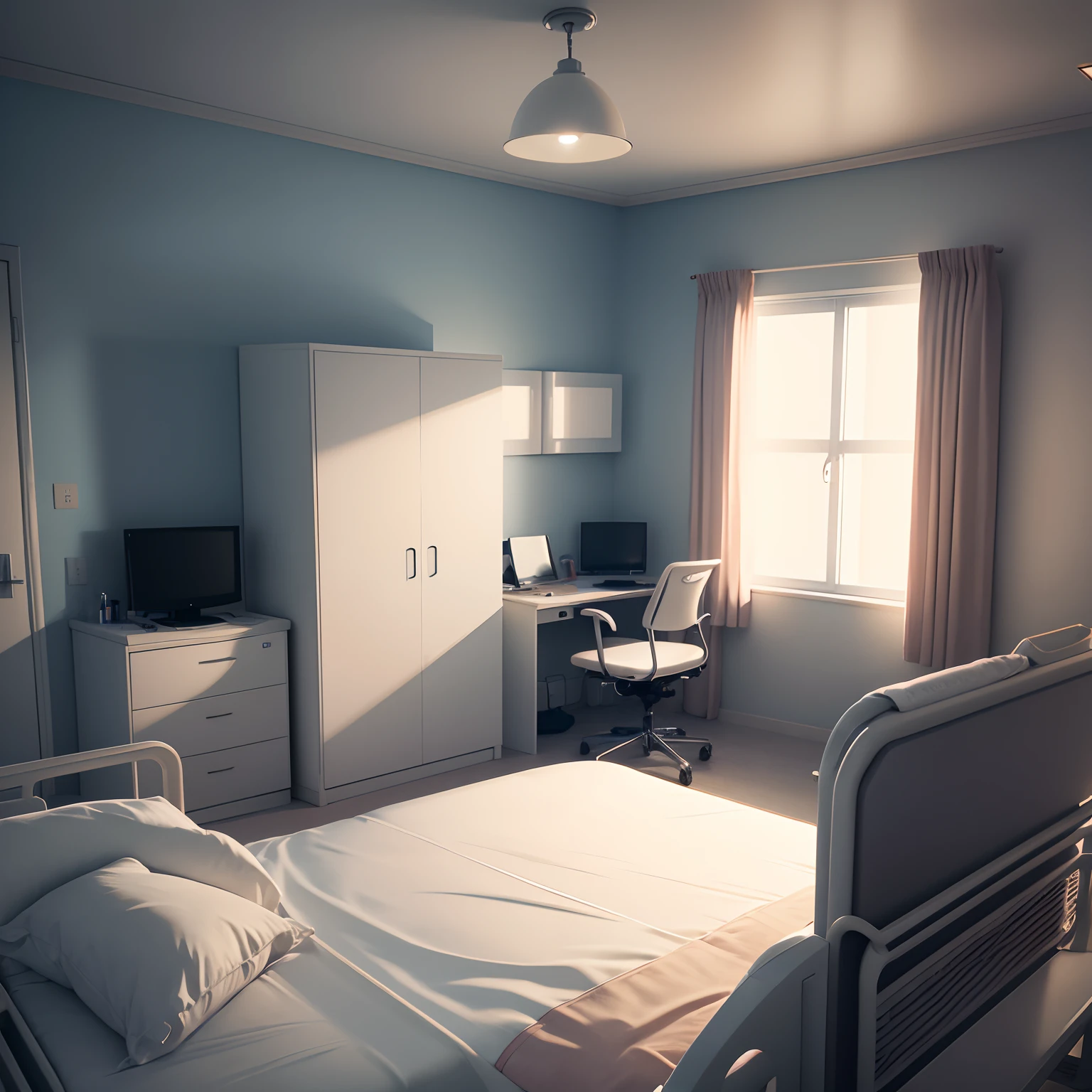 Hospital room ultra hd 8k quality hyper realistic