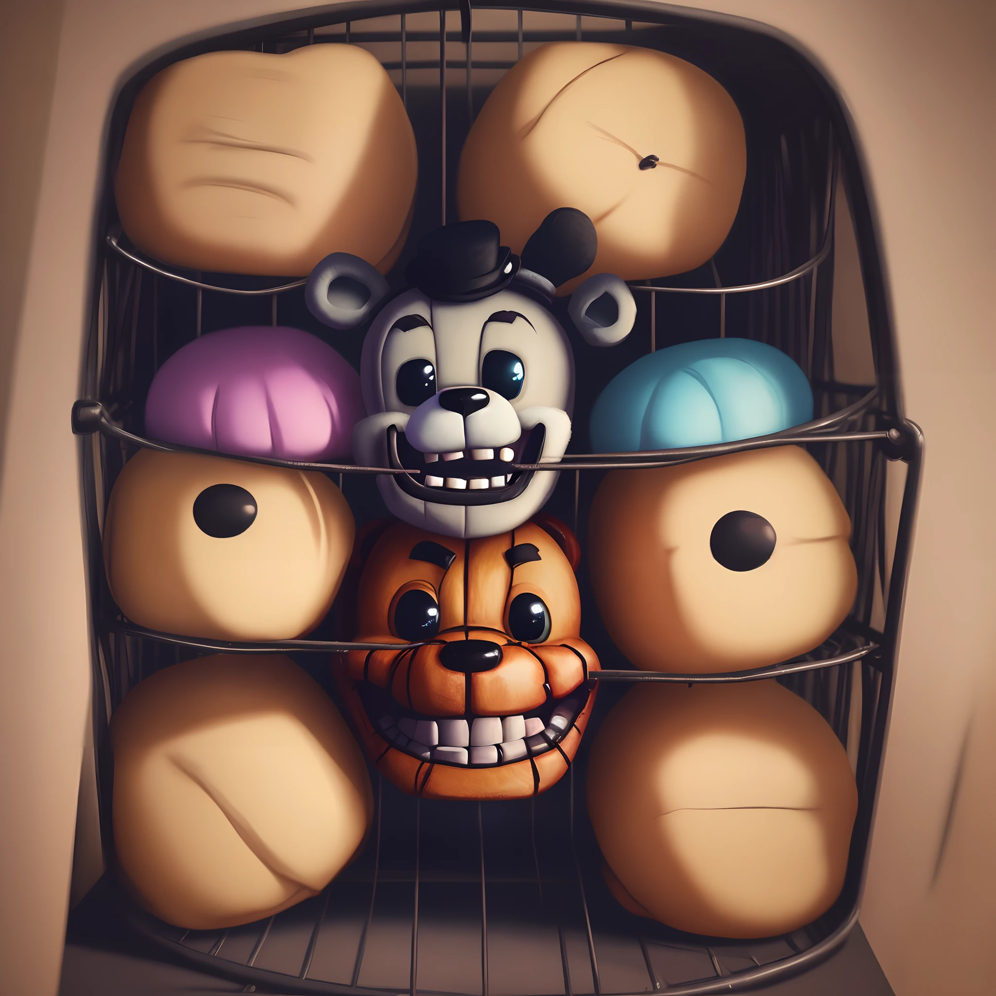 Nichols cage in five nights at Freddy’s