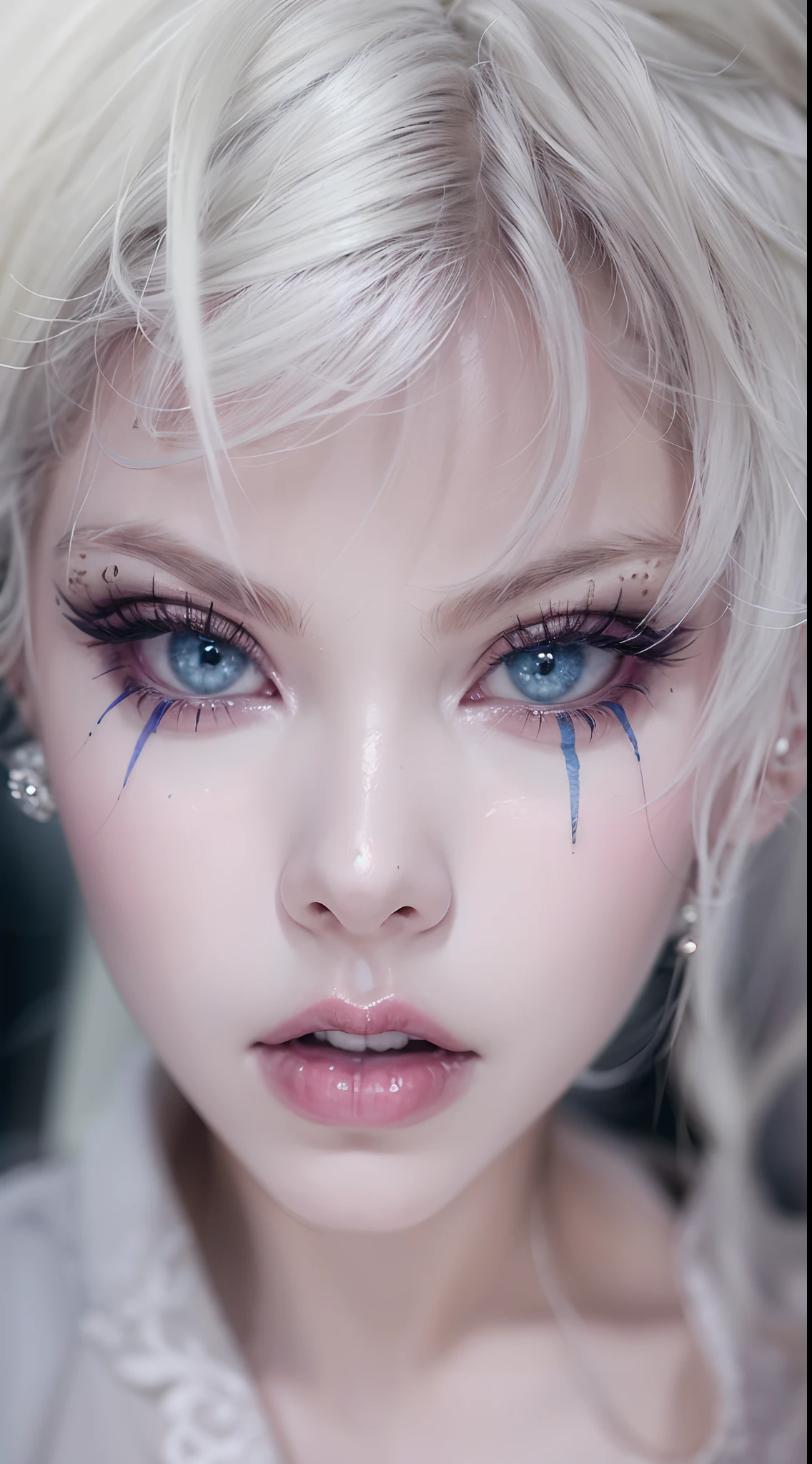 The prompts for the first theme are as follows:
"(Best Quality, 8K, 32K, masutepiece:1.3), Ultra-detailed, (Photorealistic:1.4), white colors, albino, Punk Girl, Detailed eyes, Upper body, Luxurious punk hair, Edgy punk fashion, Avant-garde makeup, Numerous piercings, Heavily tattooed body, Street background, Backlight effect, Shallow depth of field, Blurry background"