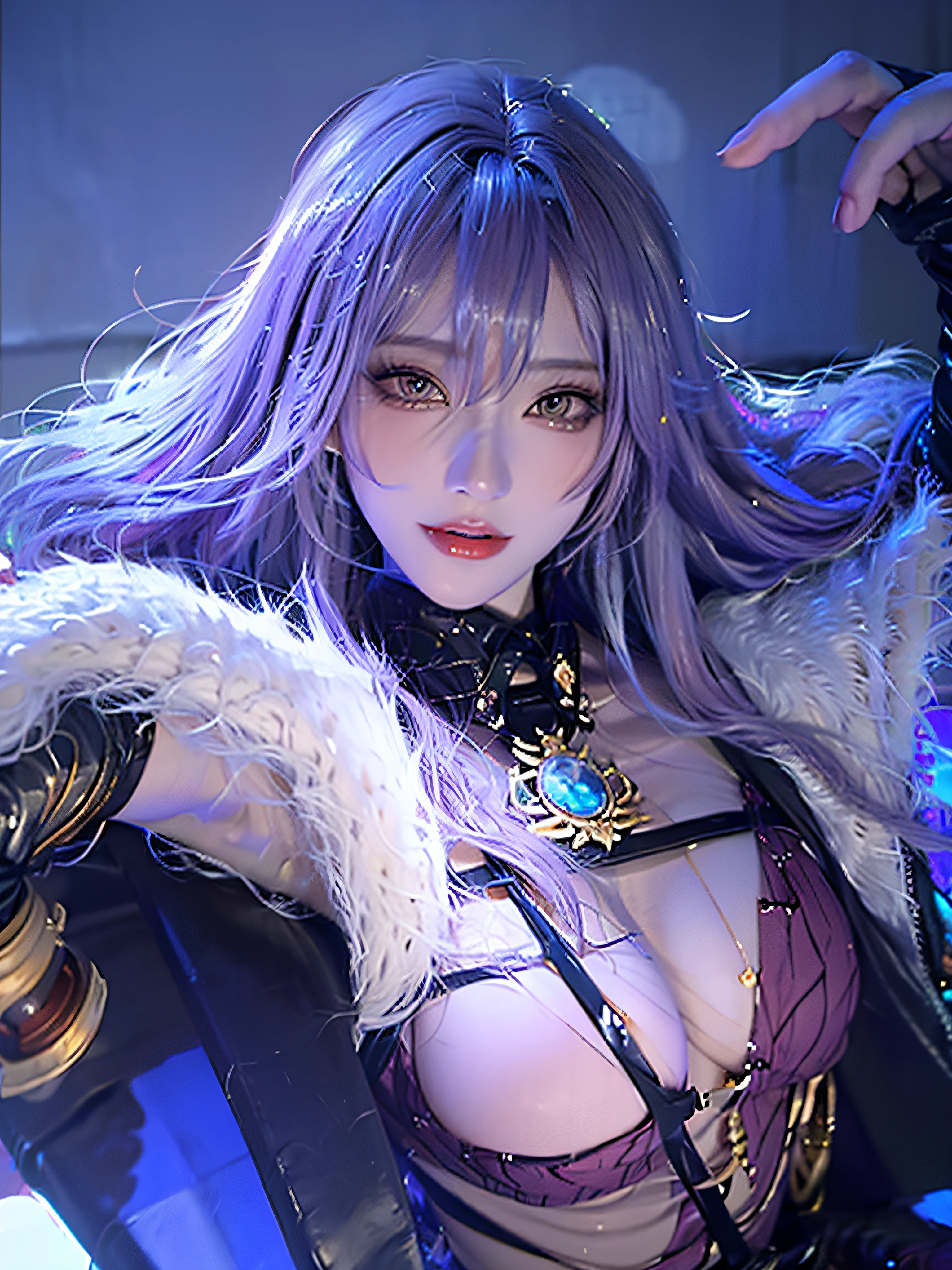 (8k, RAW photo, photorealistic:1.25) ,( lipgloss, eyelashes, gloss-face, glossy skin, best quality, ultra highres, depth of field, chromatic aberration, caustics, Broad lighting, natural shading,Kpop idol) looking at viewer with a serene and goddess-like happiness,