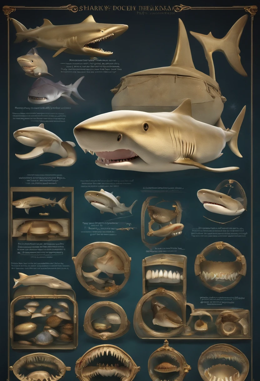 Produce a Disney-style 3D animation that narrates the story of Sharky, a girl who earned the nickname 'The Tooth' due to her unique fascination with shark teeth. She collected these teeth and believed they were good luck talismans
