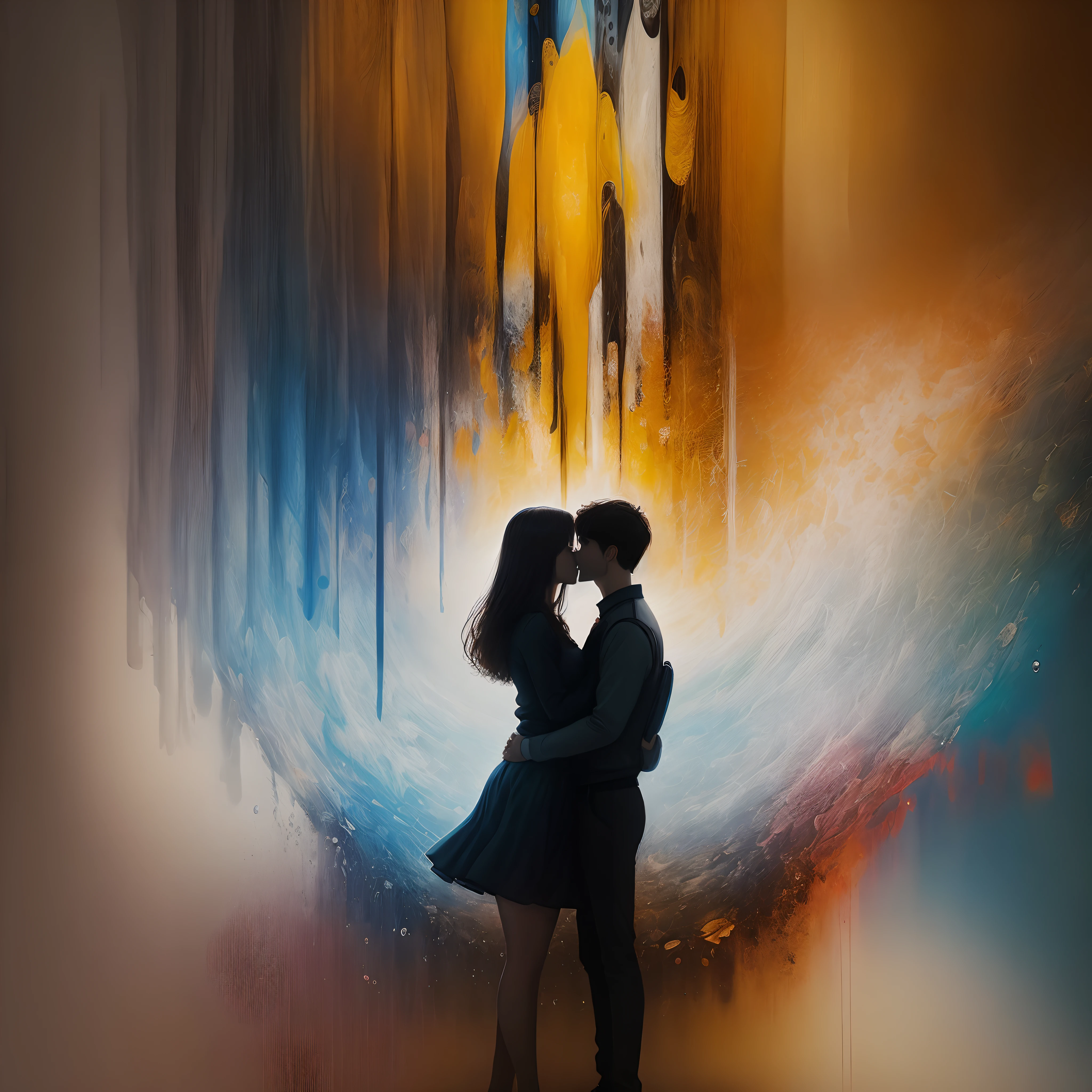 abstract arts about romance and relationship
