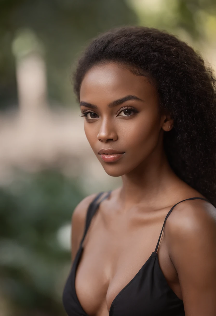 ((Piel oscura africana, very deep ebony skin)), ((Su belleza es innegable)), ((cara linda emocionada)), ((Ojos perfectos hiper detallados,)), ((Pose linda)), ((lengua fuera)), ((seductor )), sexy, (( Camisa de malla ajustada, pantalones cortos sexys)), ((Pelo africano largo rizado afro,)), (( piel)), ((En pie, Front view)), ((tocando sus propias piernas en una pose sexy)), ((al aire libre, Public city)), Sharp-focus CGI, fotorrealista, High detail, realista, Obra maestra, absurdos, La mejor calidad, HDR, alta calidad, Hi-Def, extremadamente detallado, Fondo de pantalla de 8k, Detalles intrincados, 8k UHD, Full HD, (foto realista:1.2), contraste, rough lighting, cinematic lighting, natural  lighting, Luz dura, Contre-Jour, global ilumination, ambient-occlusion