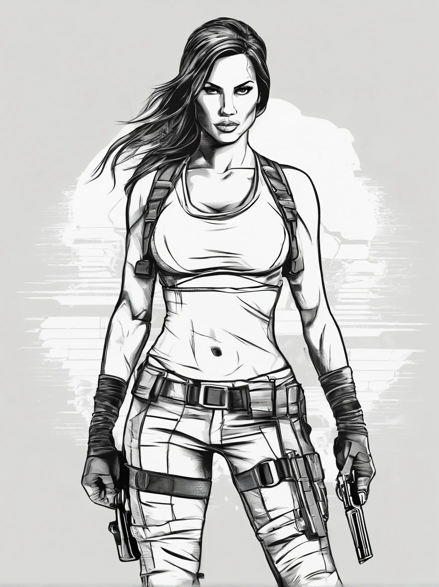 Tomb Raider Lara Croft, NAKED, best quality, masterpiece, ultra high resolution, (photorealistic:1.4), raw photo, shiny skin, BRIGHT BODY, dramatic lighting, full body, big breasts, exposed breasts, different positions, different poses, different variations