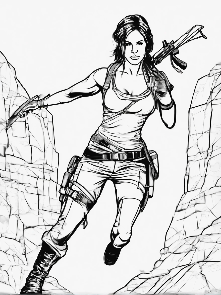 Tomb Raider Lara Croft, NAKED, best quality, masterpiece, ultra high resolution, (photorealistic:1.4), raw photo, shiny skin, BRIGHT BODY, dramatic lighting, full body, big breasts, exposed breasts, different positions, different poses, different variations