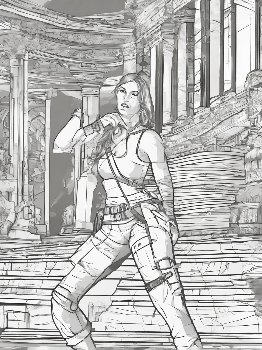 Tomb Raider Lara Croft, NAKED, best quality, masterpiece, ultra high resolution, (photorealistic:1.4), raw photo, shiny skin, BRIGHT BODY, dramatic lighting, full body, big breasts, exposed breasts, different positions, different poses, different variations