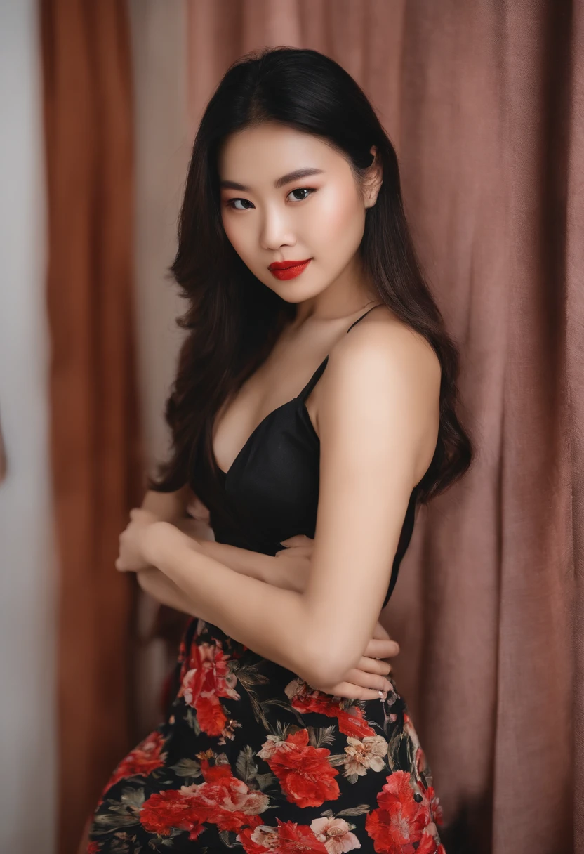 20 years old, asiatisch, shoves a dildo into her cunt