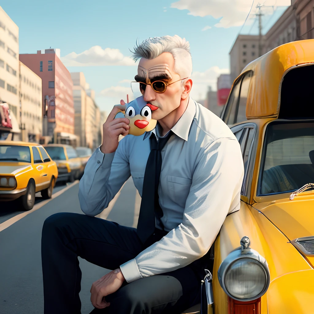 Mr. Potatohead as Travis Bickle from Taxi Driver