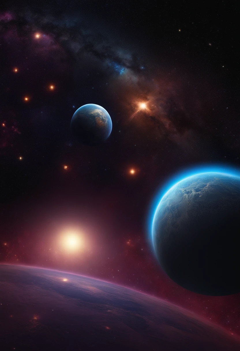 galaxy planets stars