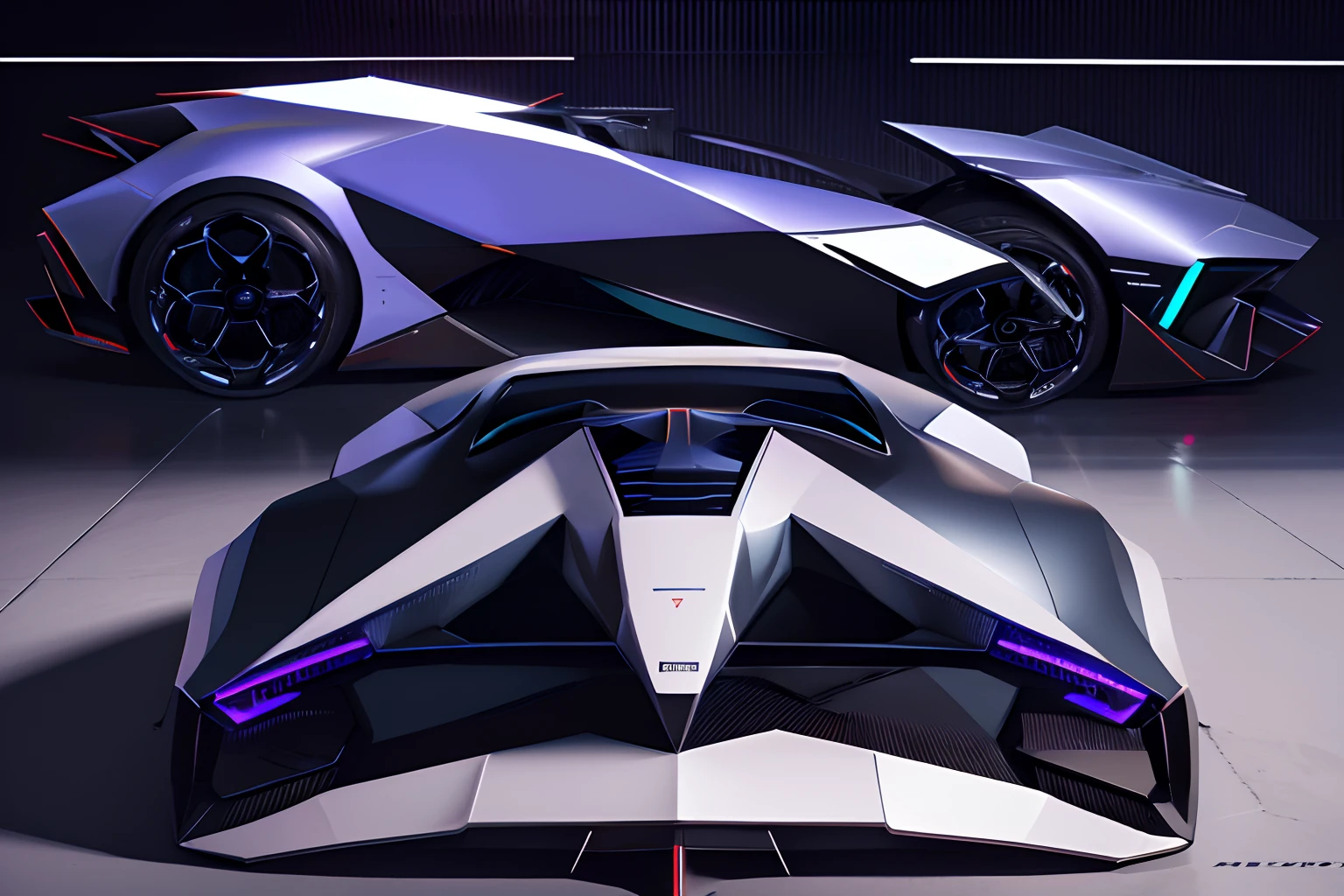 concept car,the design theme is a hawk,cool design,sharp form,creative design,cyber,lamborghini style design,futuristic,self-driving
