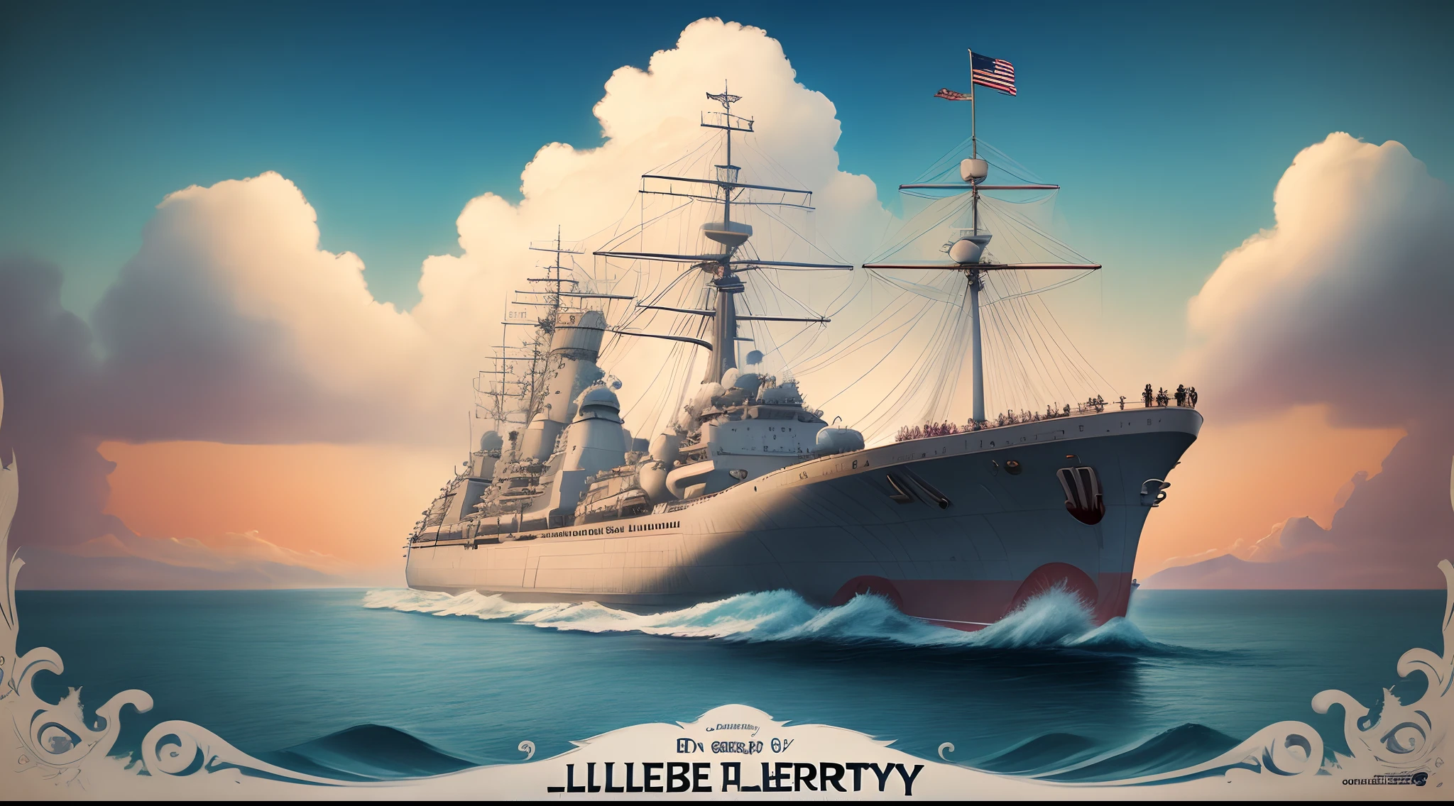 Disney movie poster about the USS Liberty