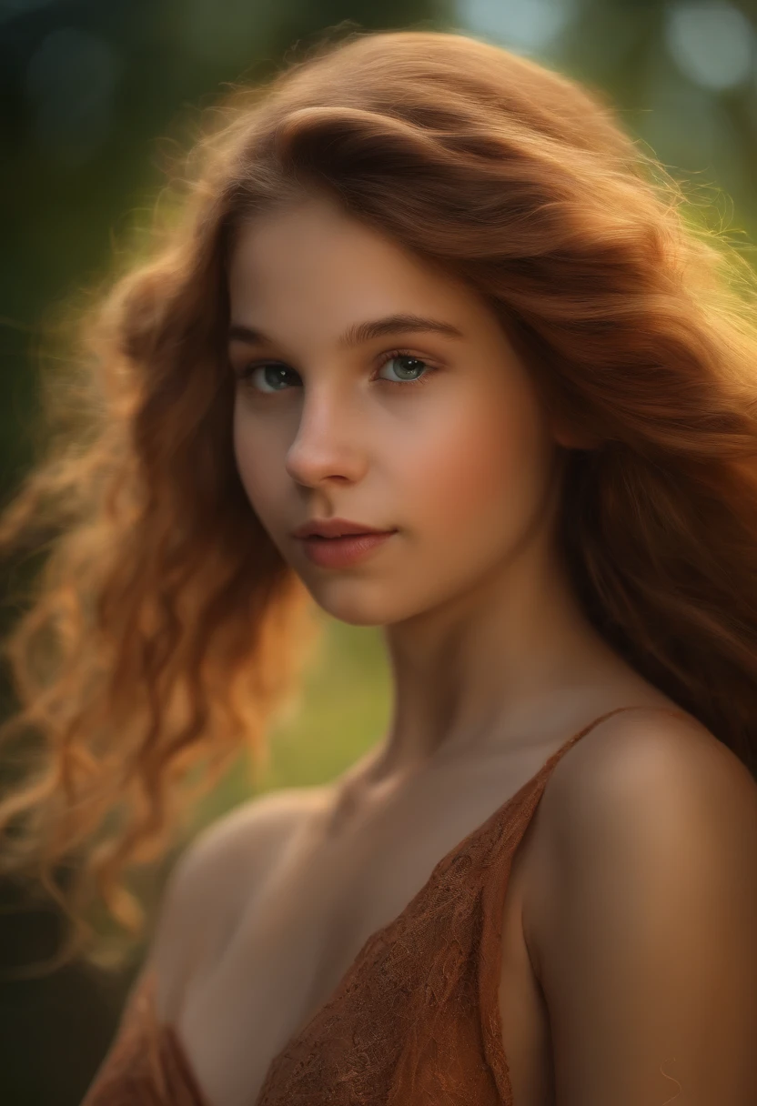 1girl, , 13 years old, realistic, naked, nude
