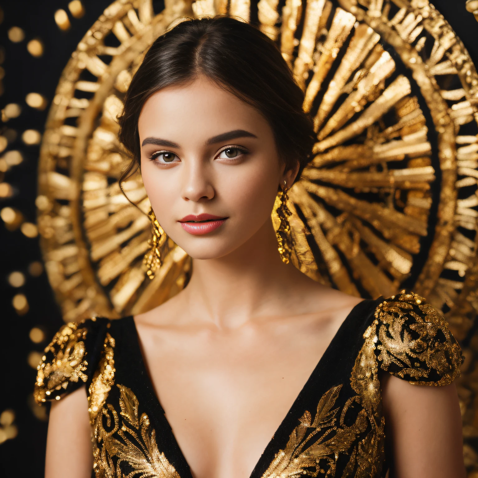 beauty in black and gold
