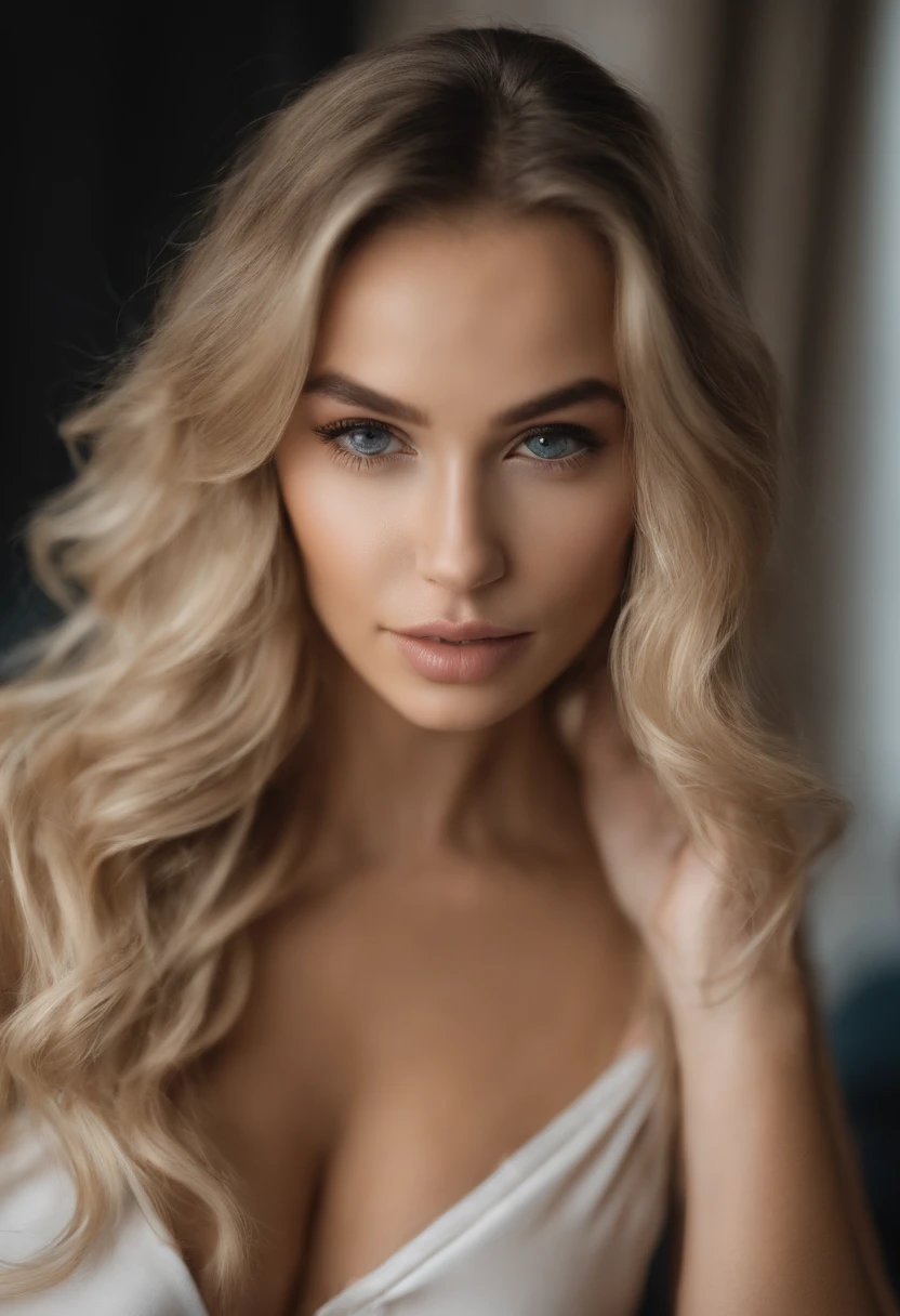 Oman avec robe, fille seduisante aux yeux bleus, Portrait Sophie Mudd, Portrait de Corinna Kopf, cheveux blonds et grands yeux, selfie of a young woman, ohne Maquillage, maquillage naturel, Look directly into the camera, Visage avec Artgram, dezentes Maquillage, Superbe photo du corps entier, dans la chambre, gros seins, Blonde, Latin, francaise, asiatique, paris