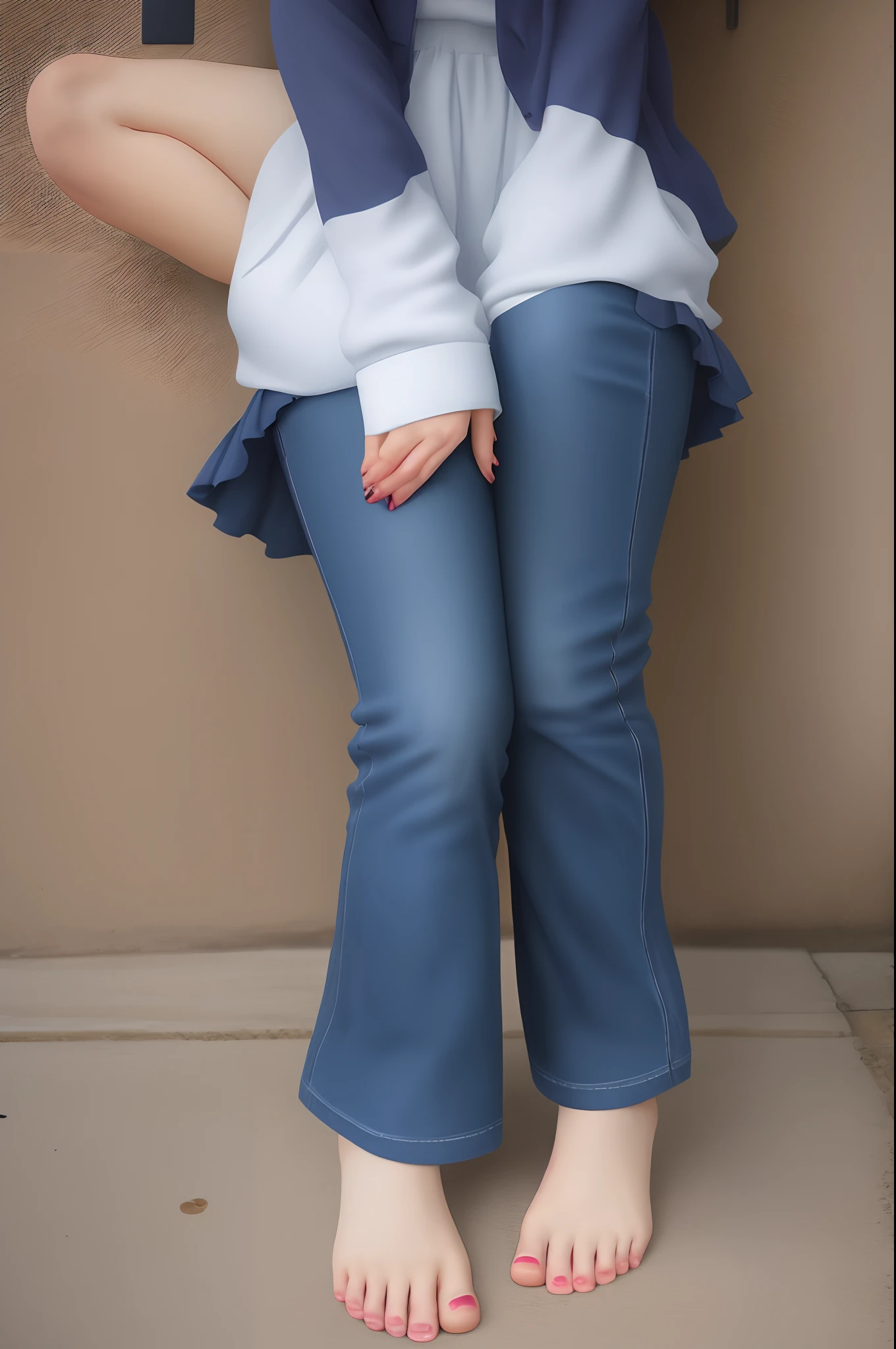 Anime girl feet
