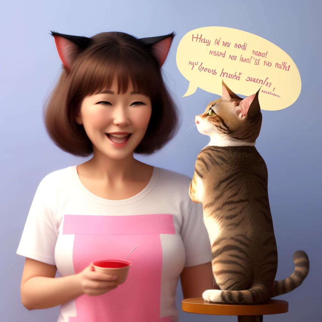 Haha that's nice. Just a cat lady who does her best. My mom thinks I'm cool.