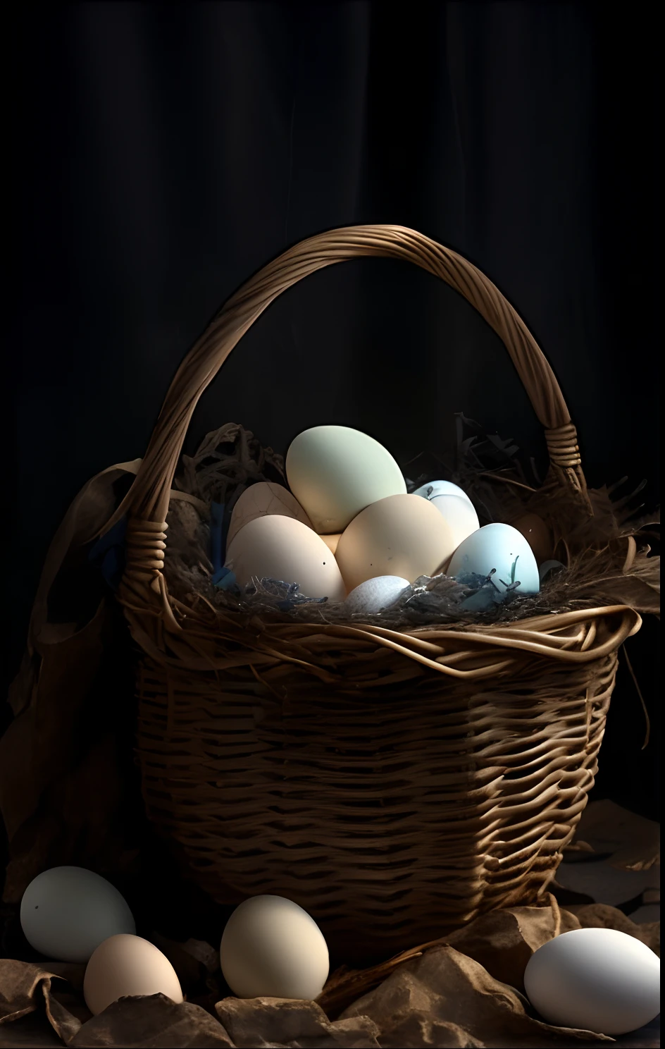 Blue，Egg，Light。