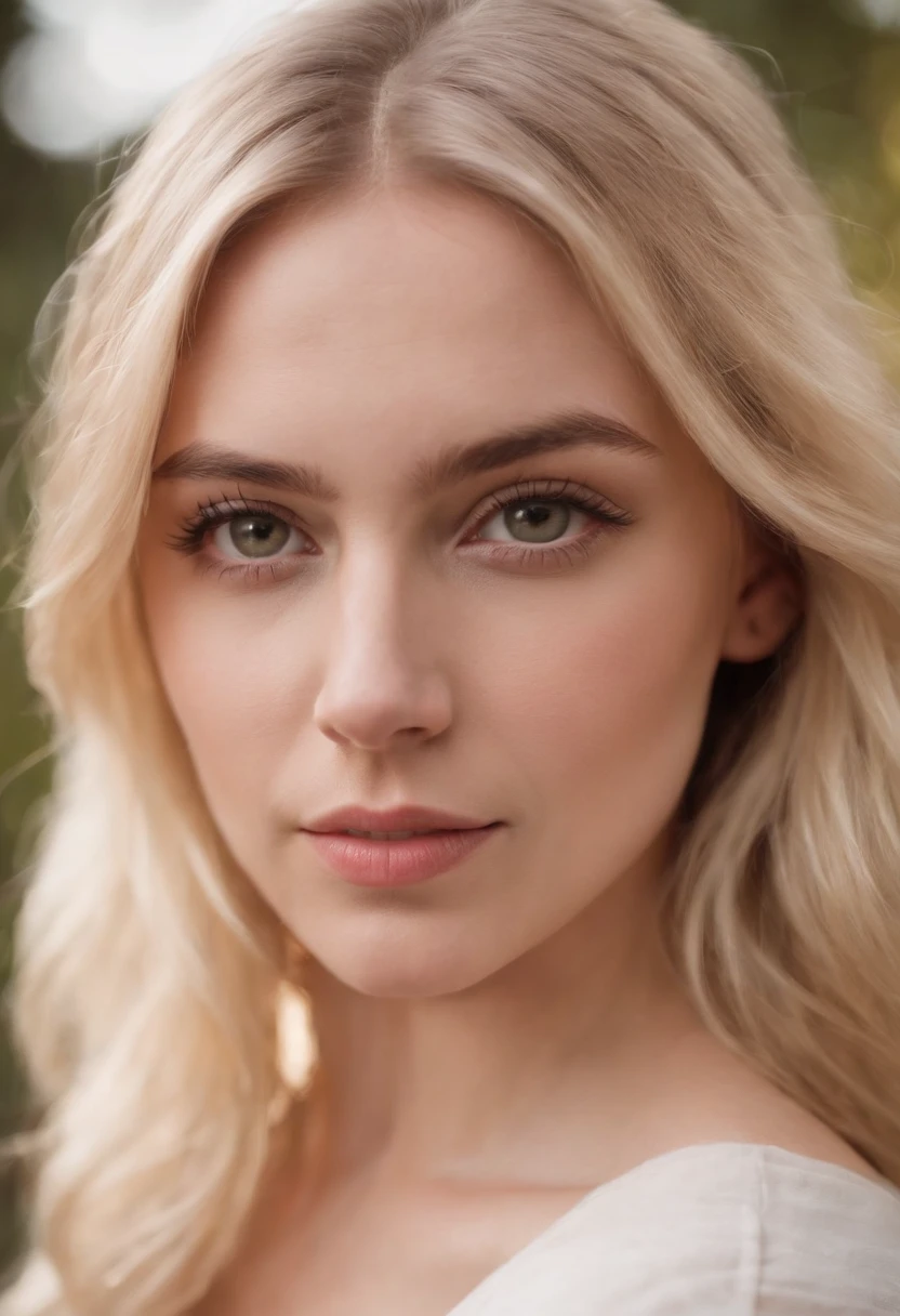 photo of a young blonde woman (mid 20s) facing the camera