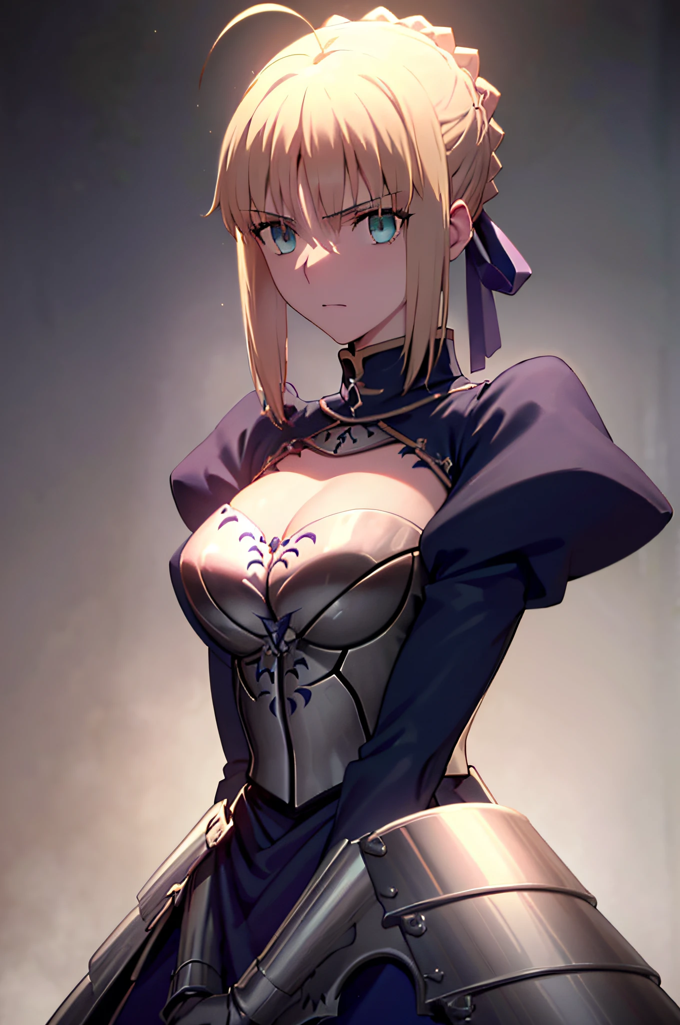 artoria pendragon, halloween, sem armadura, peitos grandes, coxas grandes, ultra detalhado, cores vivas, fundo halloween, olhos brilhantes, beleza assombrosa, pose encantadora, fate/grand order, cabelo loiro, muito detalhado,