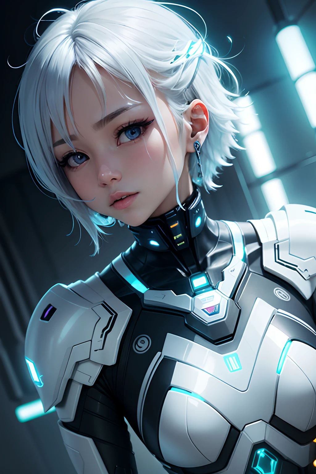 cyborgs、Luminescent、Near the future、