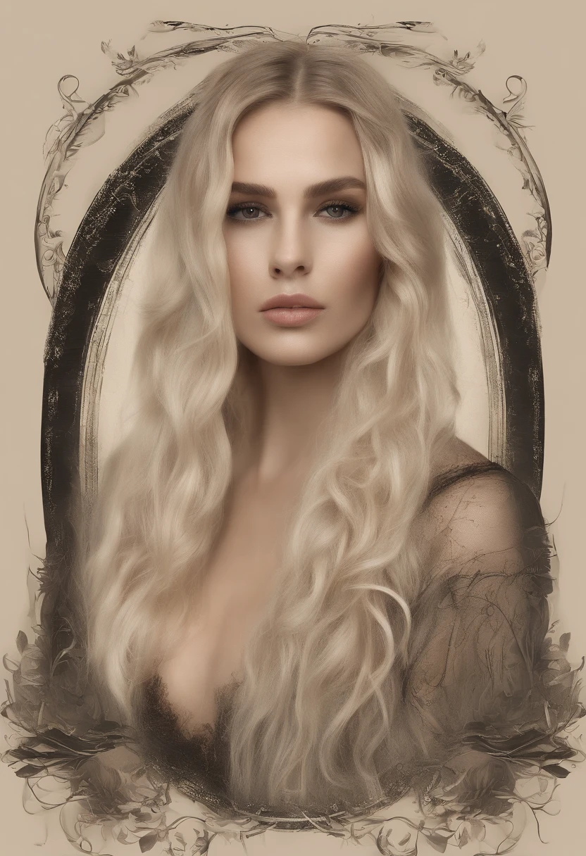 Photographie de 5 belle fille, corp entier, porte rien, gros seins se pencher, longs cheveux blonds fluides, Grand buste, locks eyes in the camera, eyeshadow, eyes symmetrical, symmetrical face, photo ultraréaliste, photographie, Path layout, specular lighting, Volumetric facial light, Hair path, Ombres visibles, complexe, elaborate, blank background