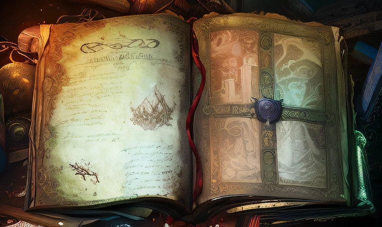 old fantasy book