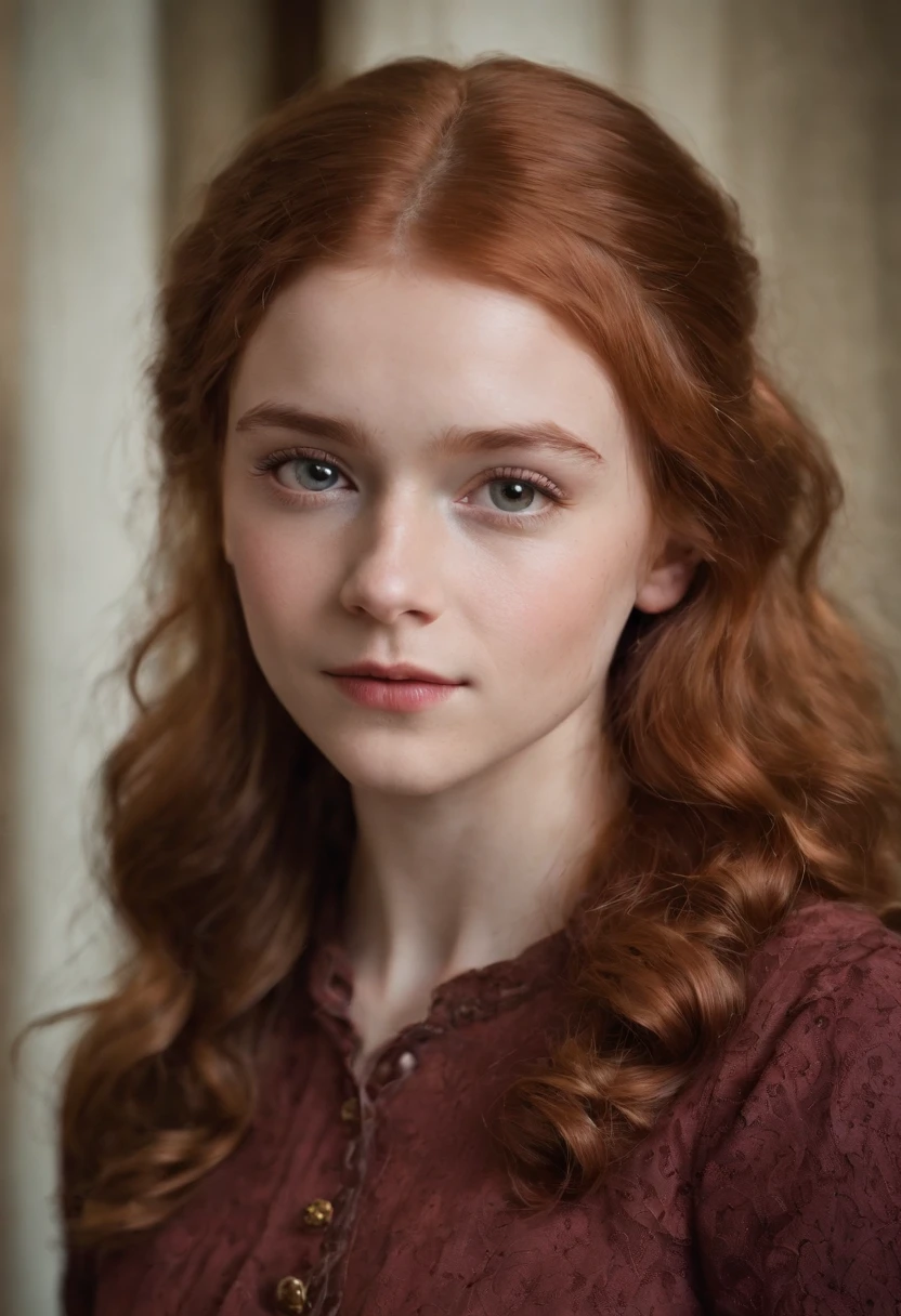 Leonora Weasley, Ron Weasley's twin sister. A gorgeous girl, she is in the house Gryffindor, she has big brown eyes and curly Auburn hair, she is very tall, and her body is very attractive.