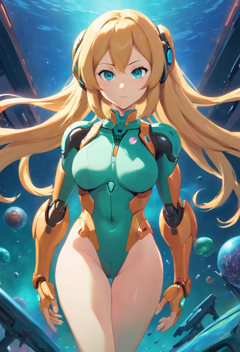 samus desnuda con tentaculos en su perineo