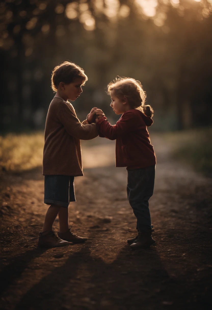 children fighting