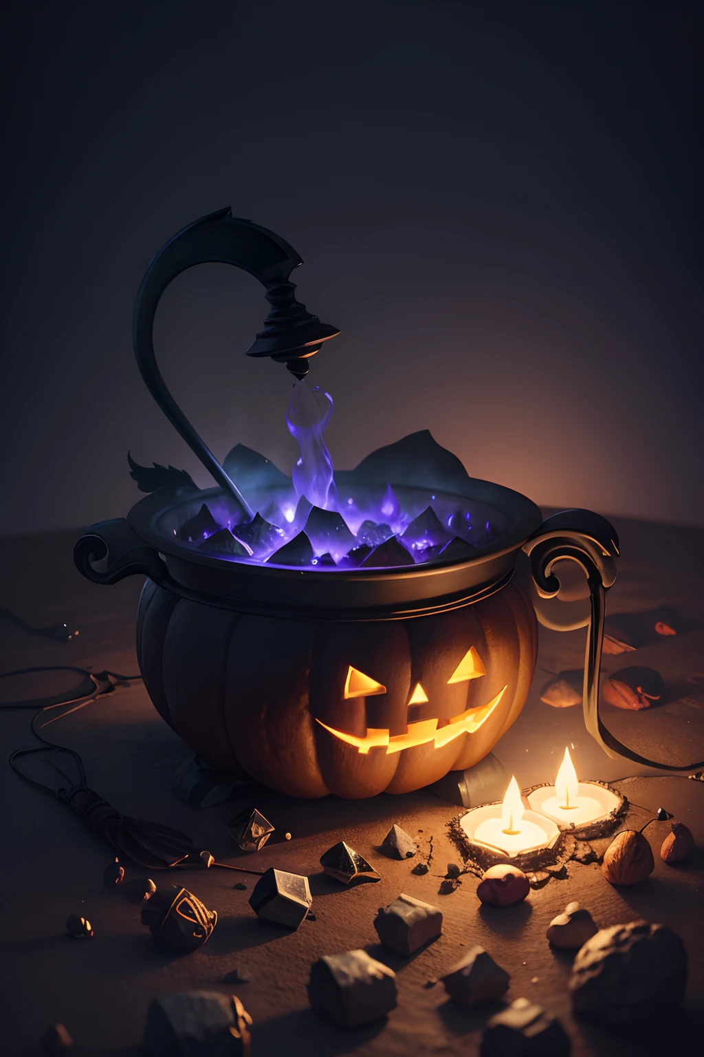 <lora:HalloweenGlowStyleColor:1> HalloweenGlowStyle (Purple:1.3) glow, Stove, (Masterpiece:1.3) (best quality:1.2) (high quality:1.1)